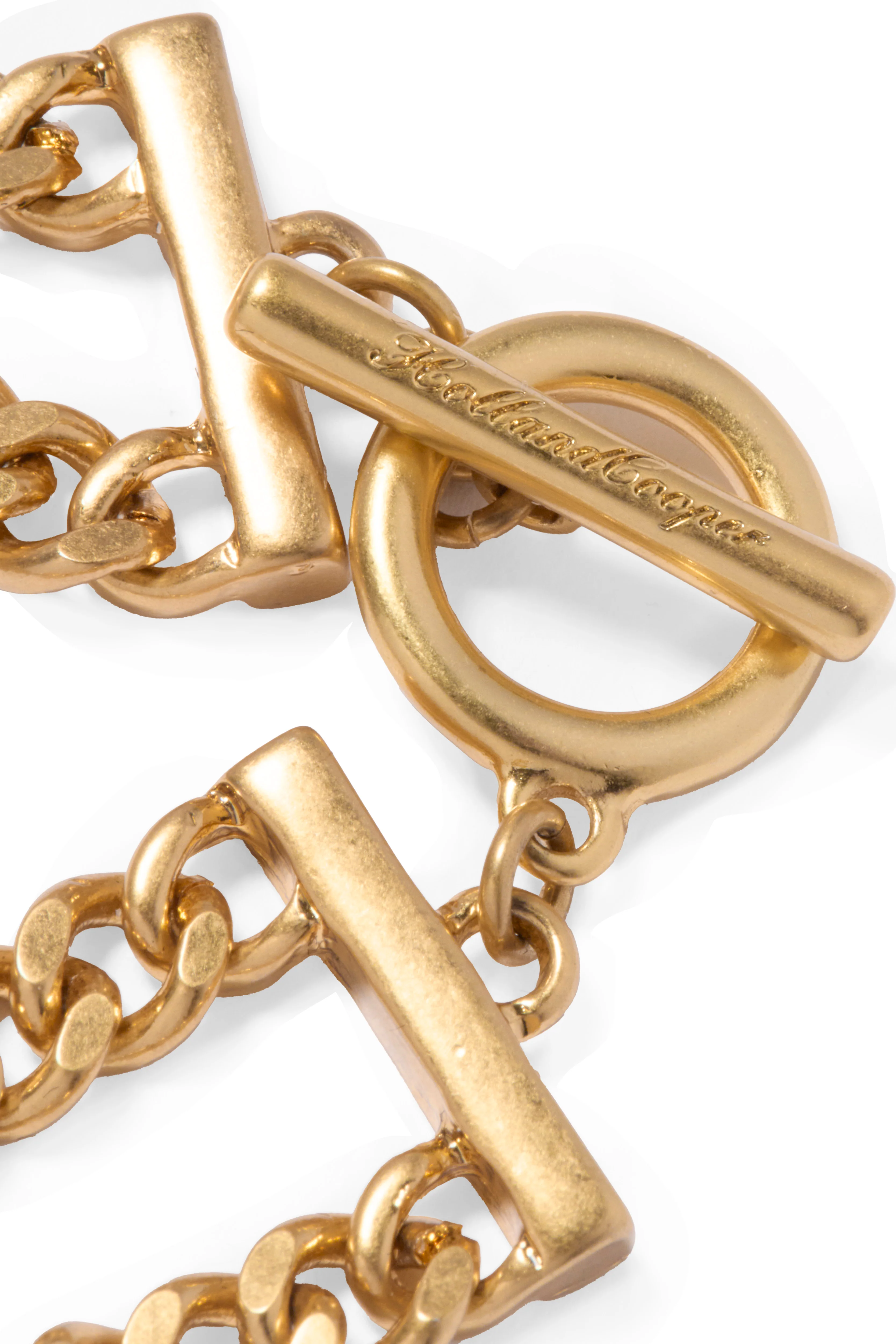 HC Double Chain Bracelet (Vintage Gold) - Image 6