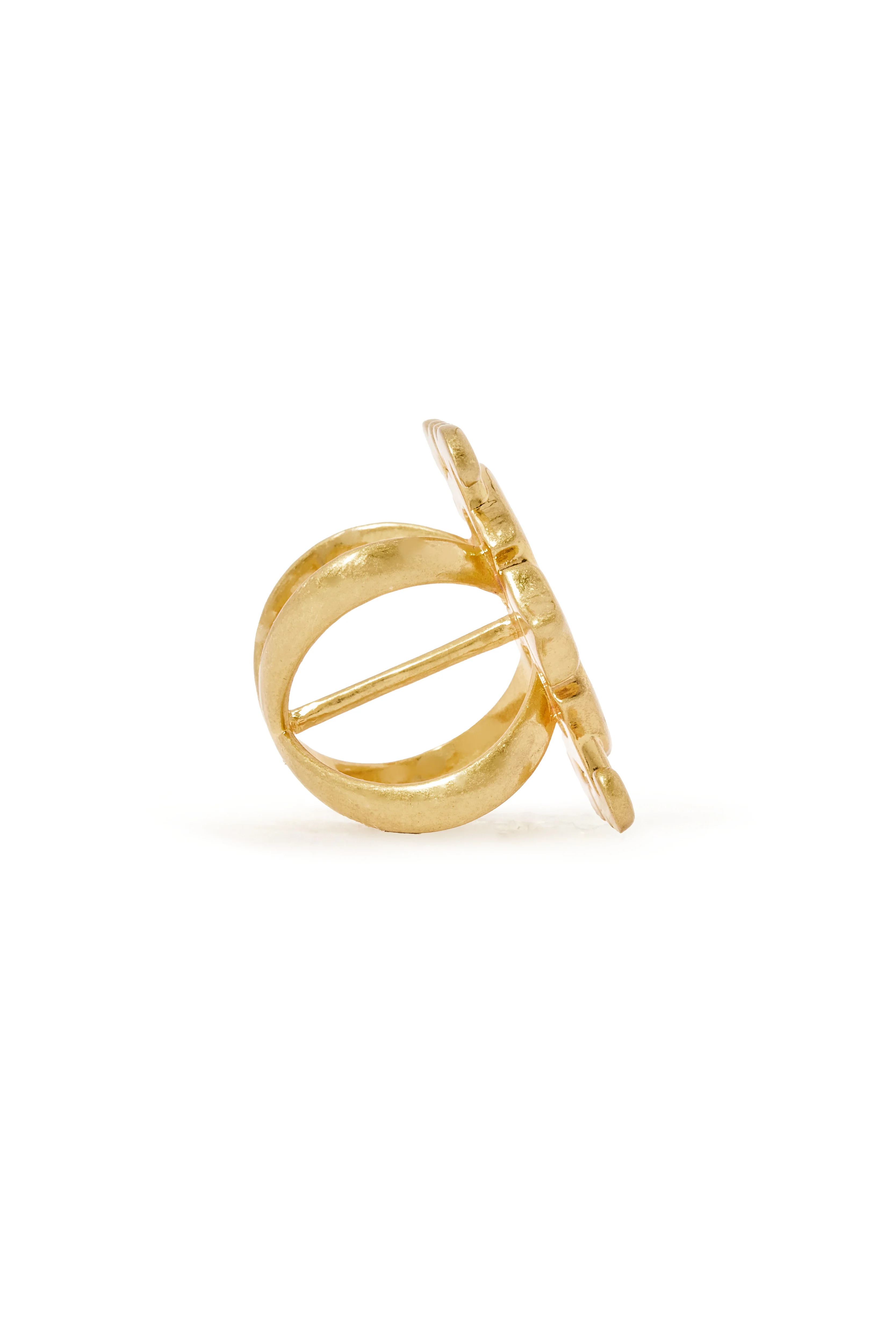 HC Heraldic Scarf Ring (Vintage Gold) - Image 4