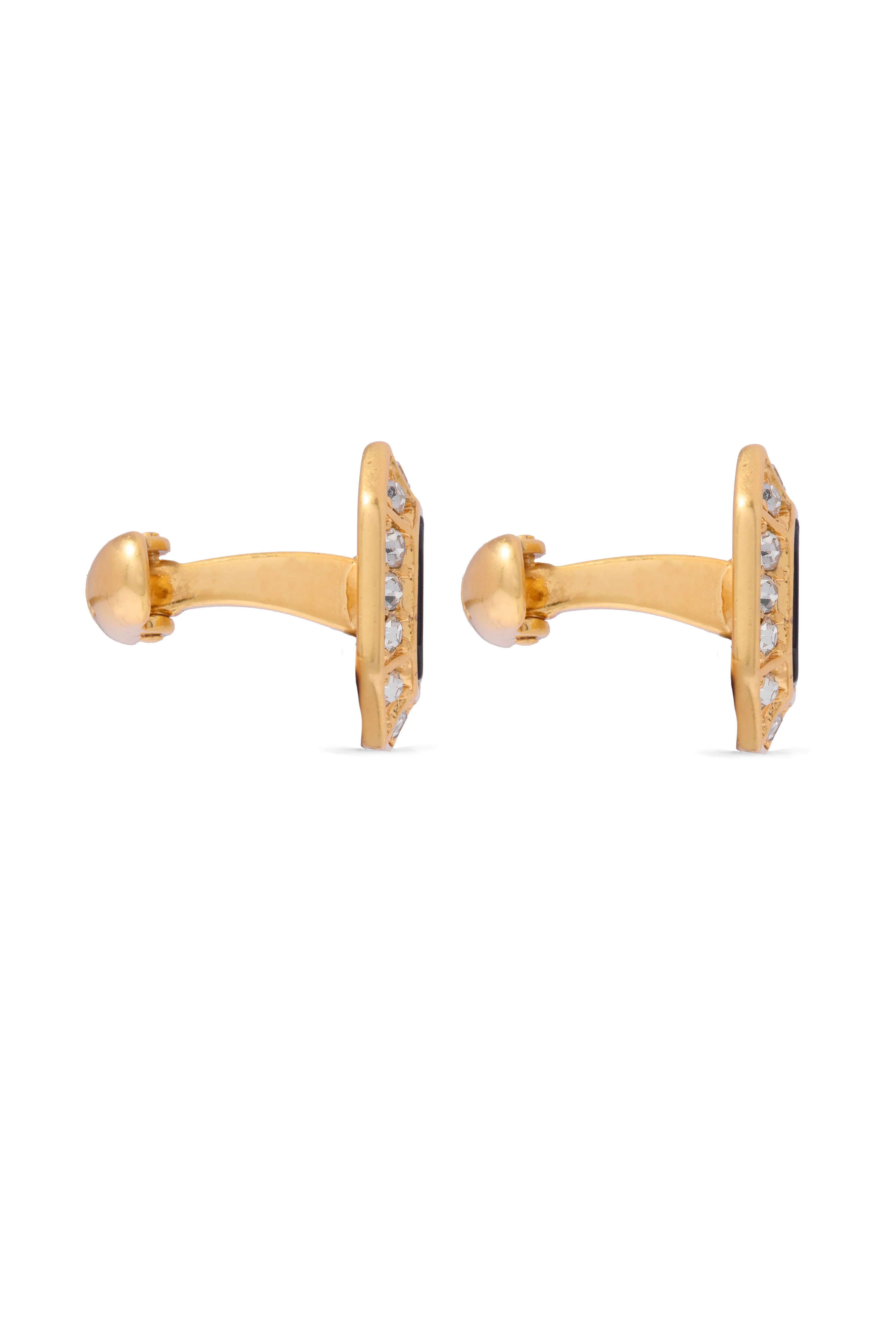 HC Luxury Cufflink (Onyx Gold) - Image 5
