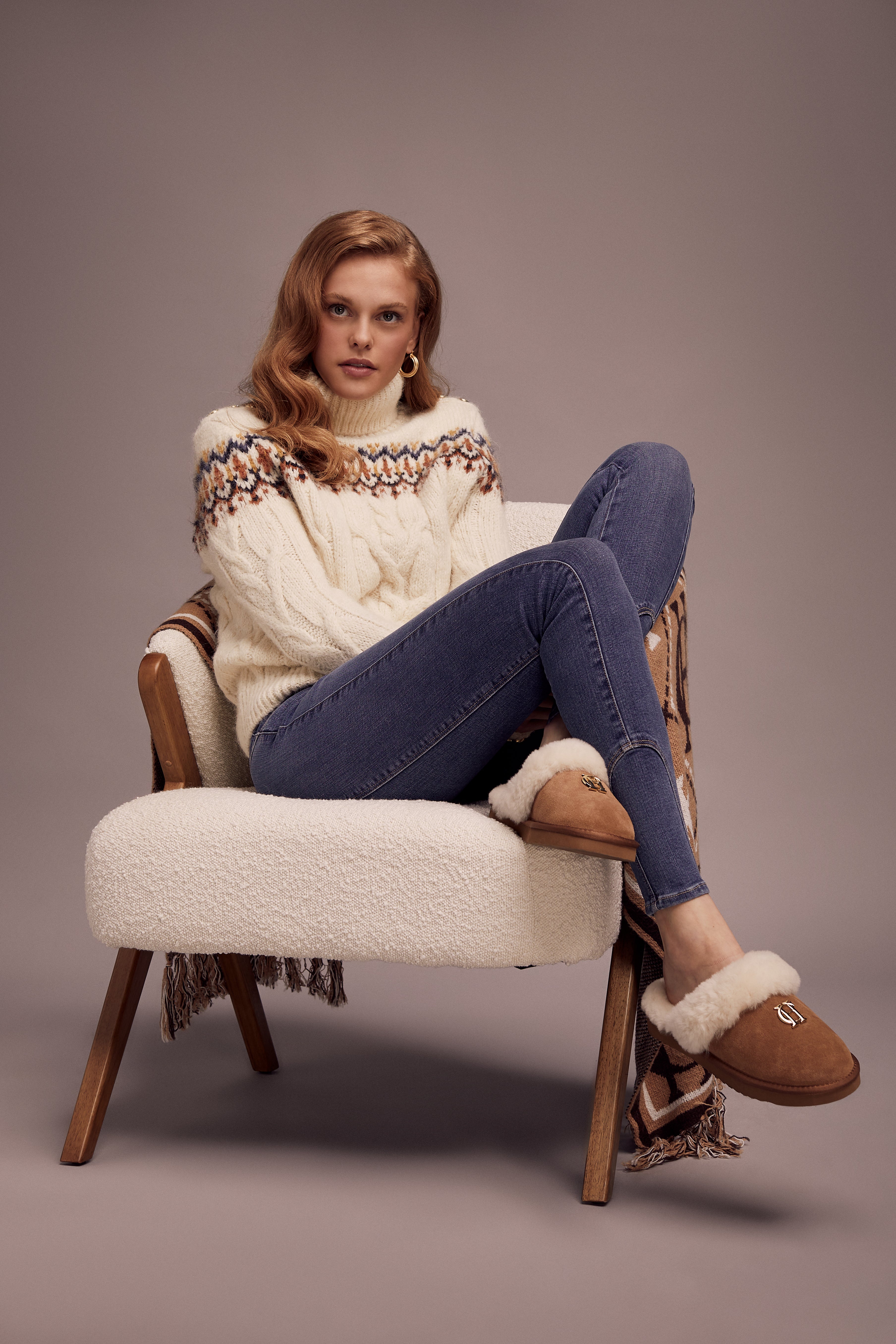 HC Shearling Slipper (Tan) - Image 5