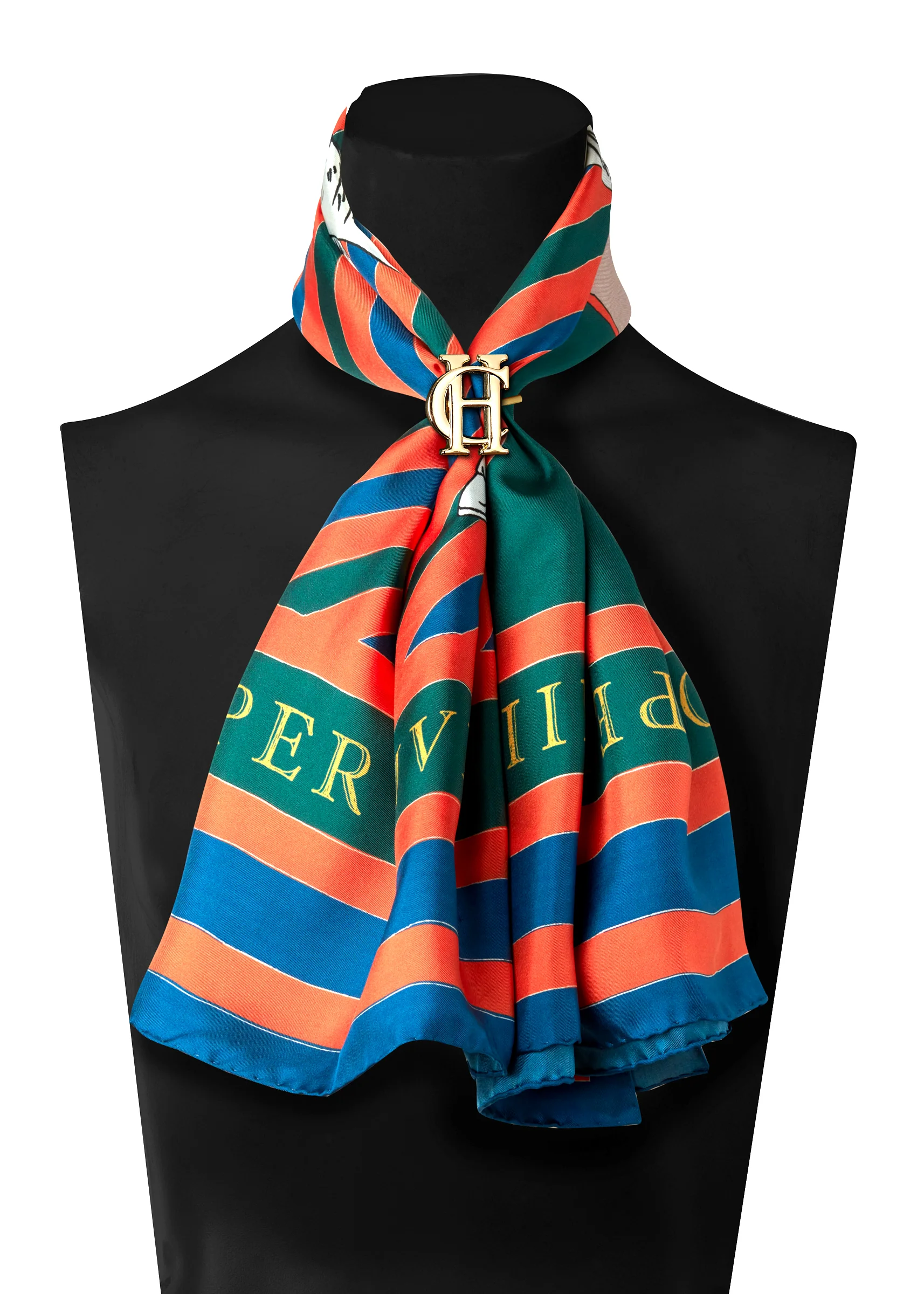 HC Silk Scarf (Horse Flag) - Image 4