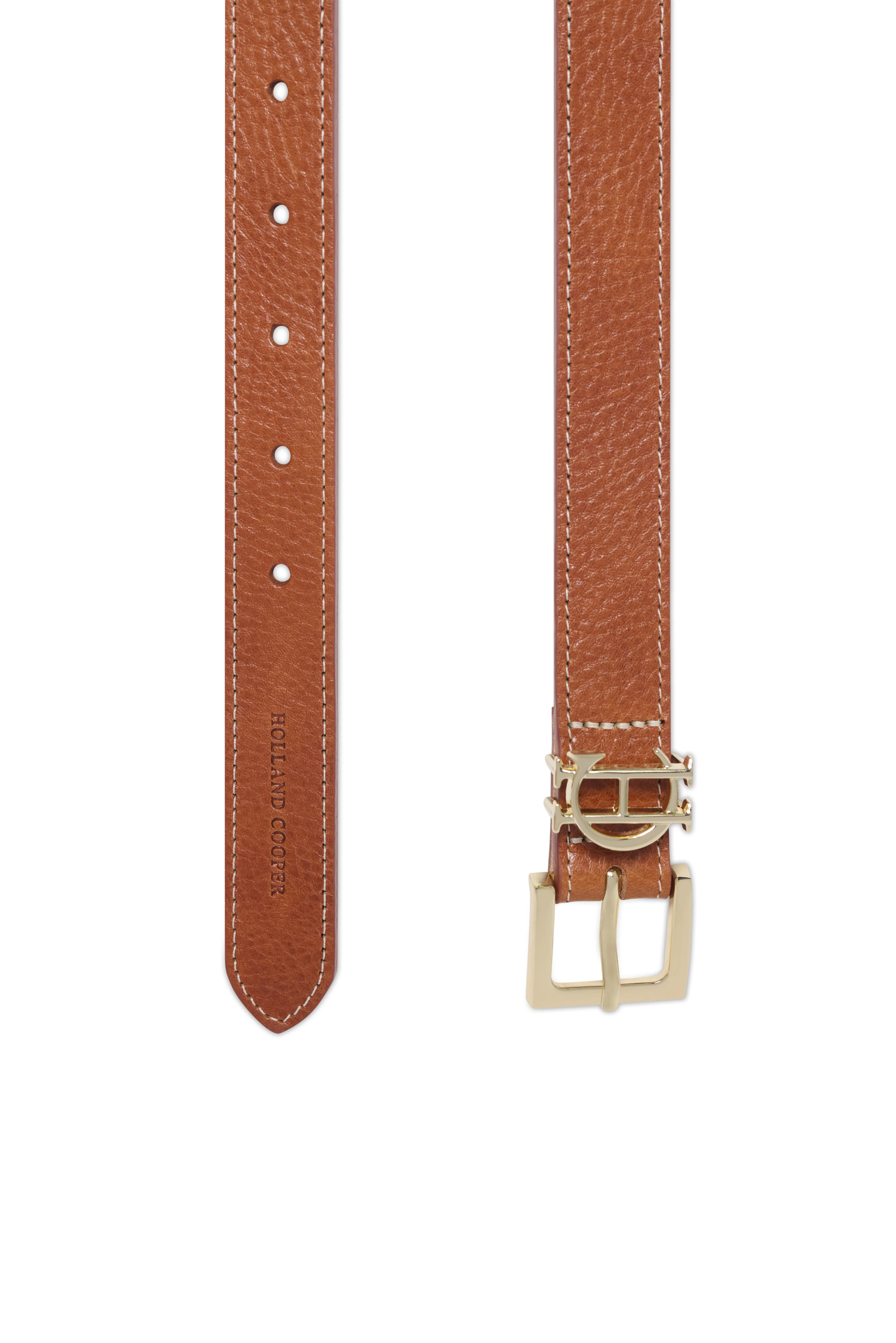 HC Slim Logo Belt (Whiskey Leather) - Image 7
