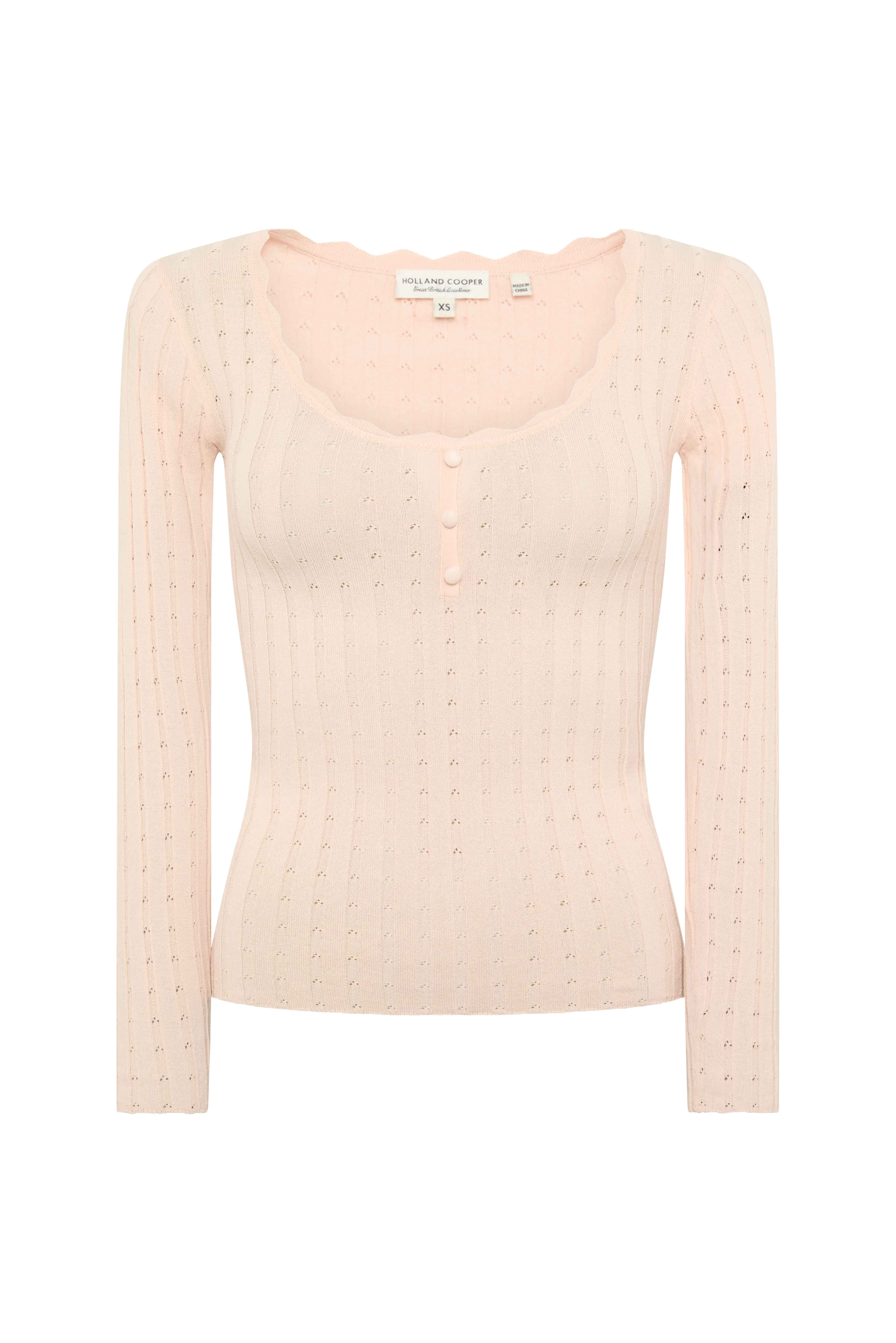 Helen Knitted Longsleeve Top (Pink) - Image 5