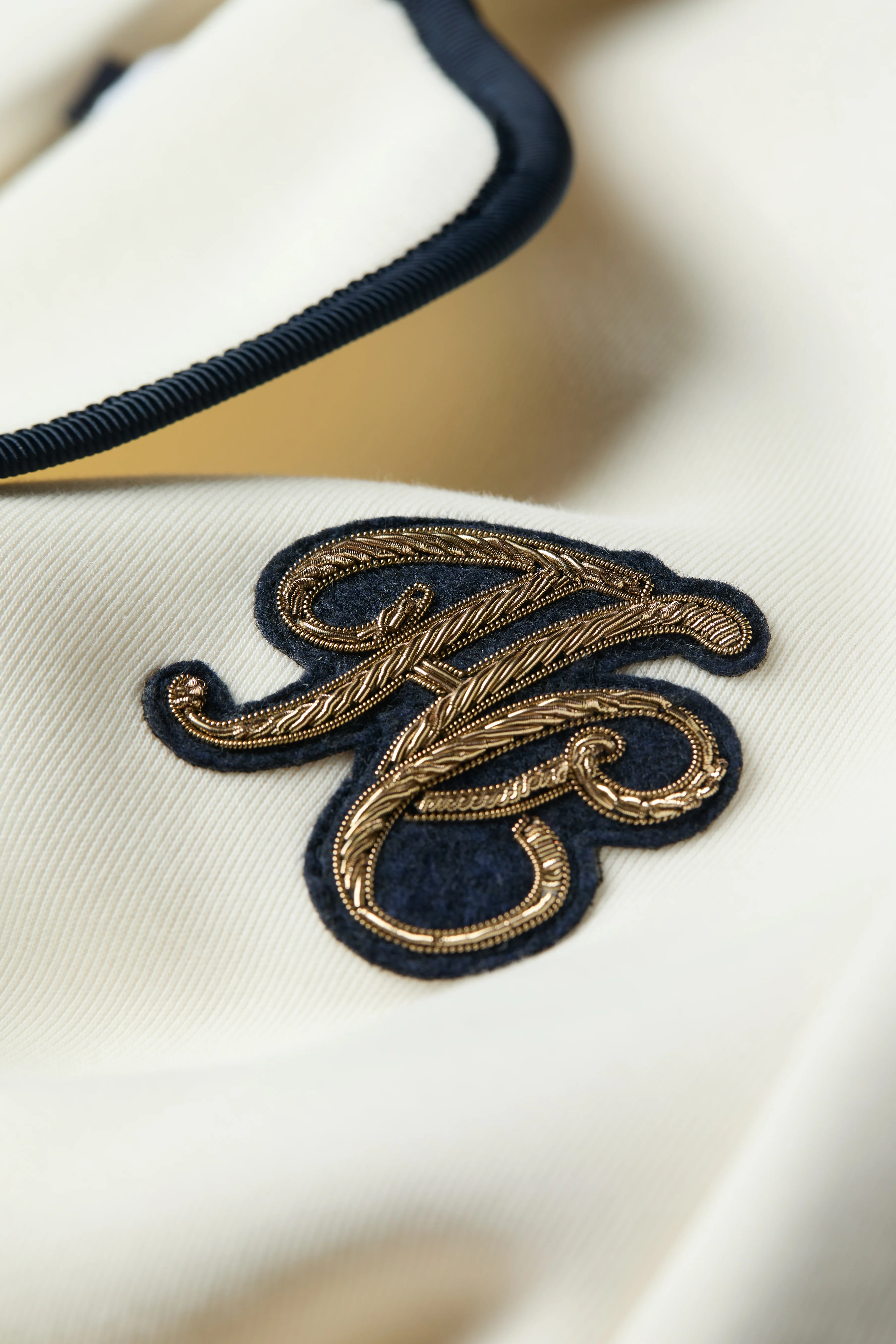 Henley Double Breasted Blazer (Cream) - Image 10