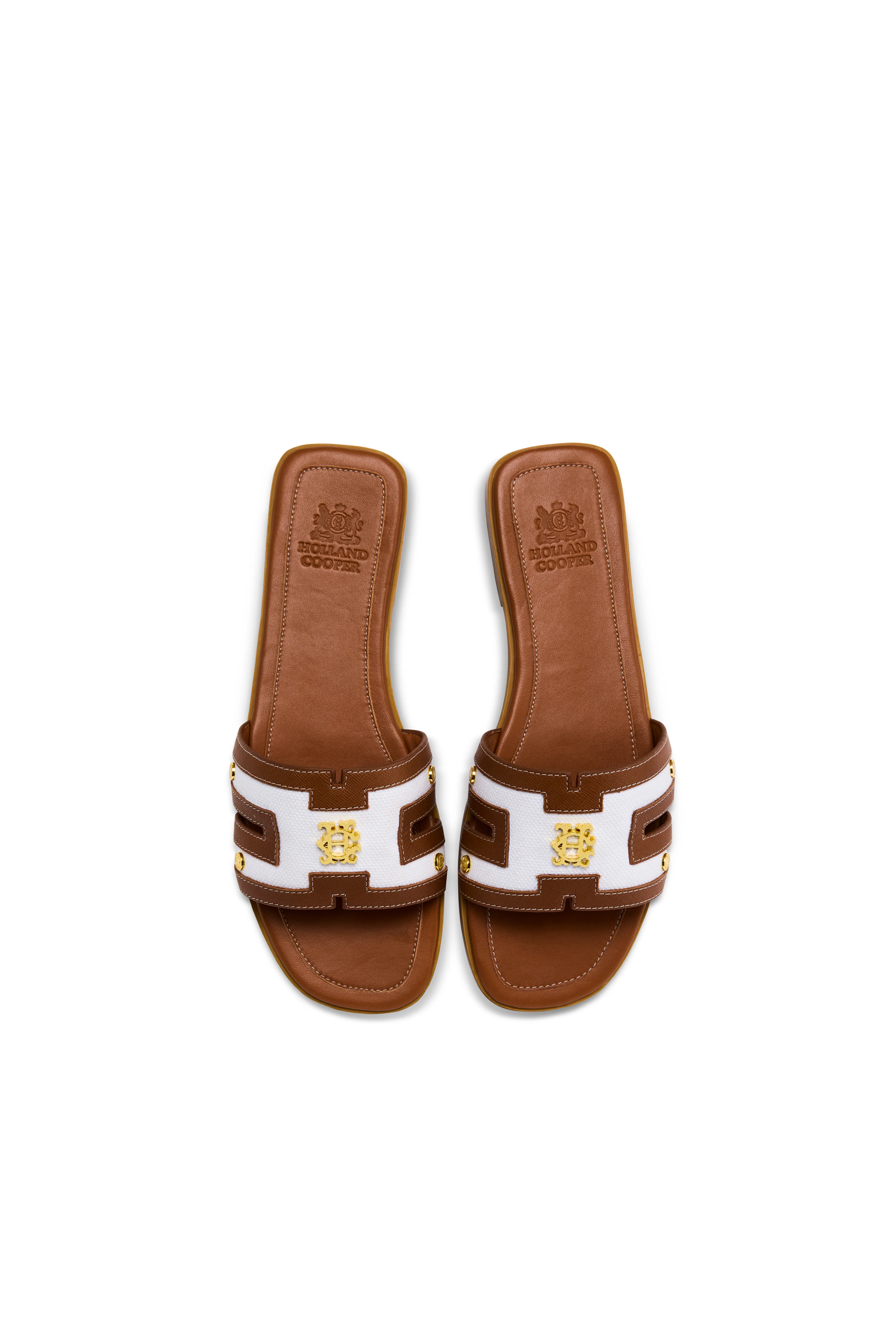 Heraldic Monogram Slides (Natural Tan) - Image 3
