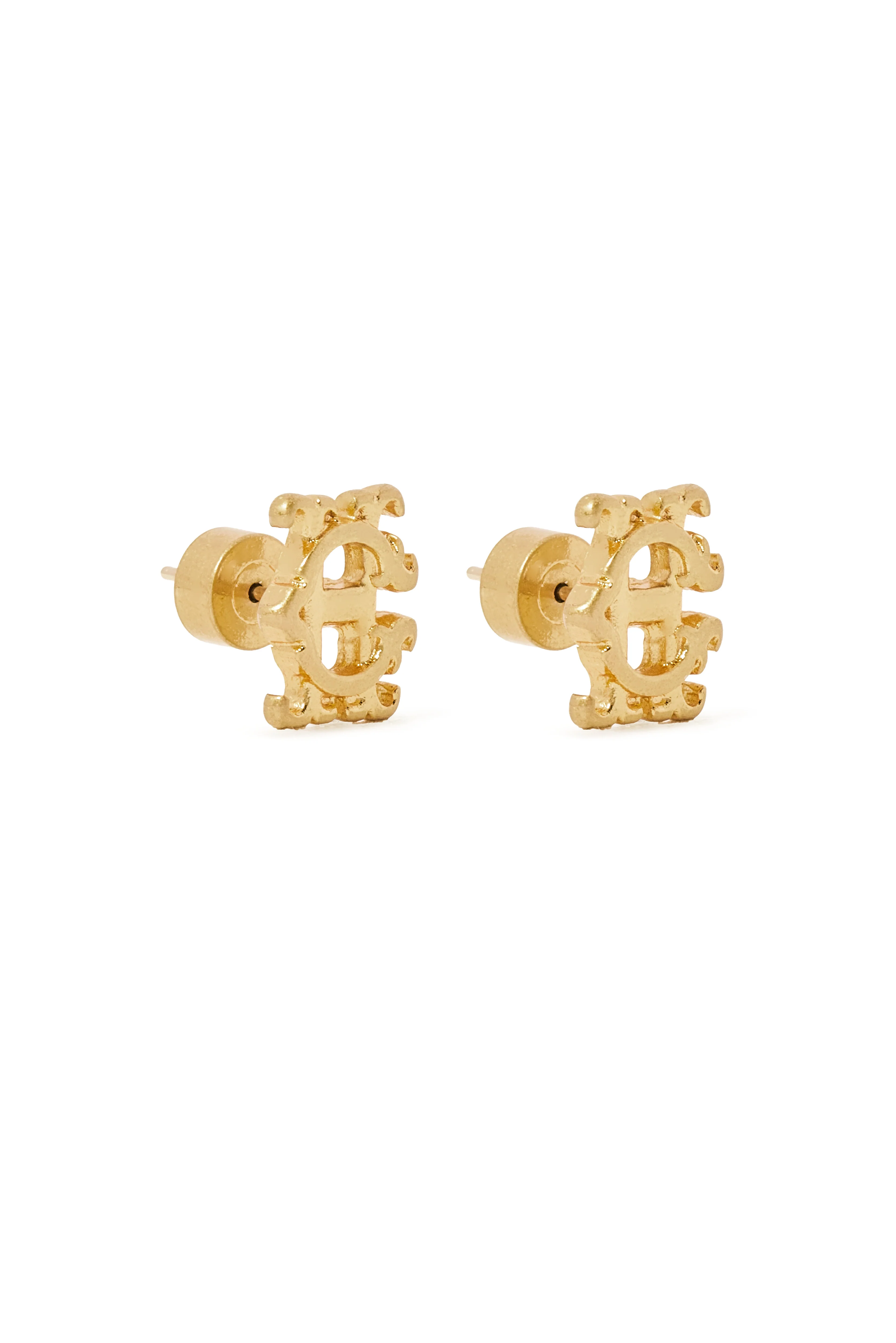 Heraldic Stud Earrings (Vintage Gold) - Image 3