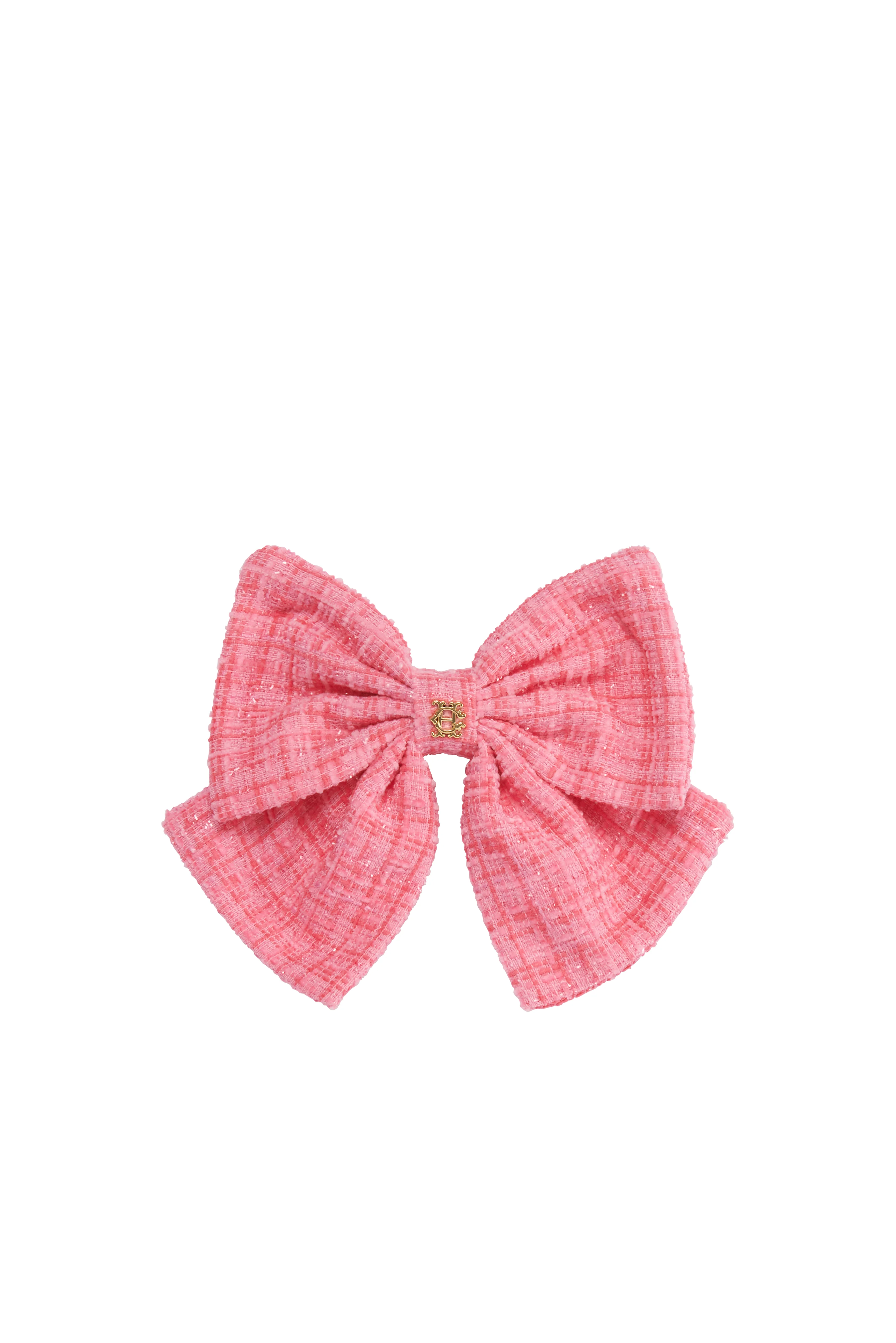 Heritage Bow (Hot Pink Boucle)