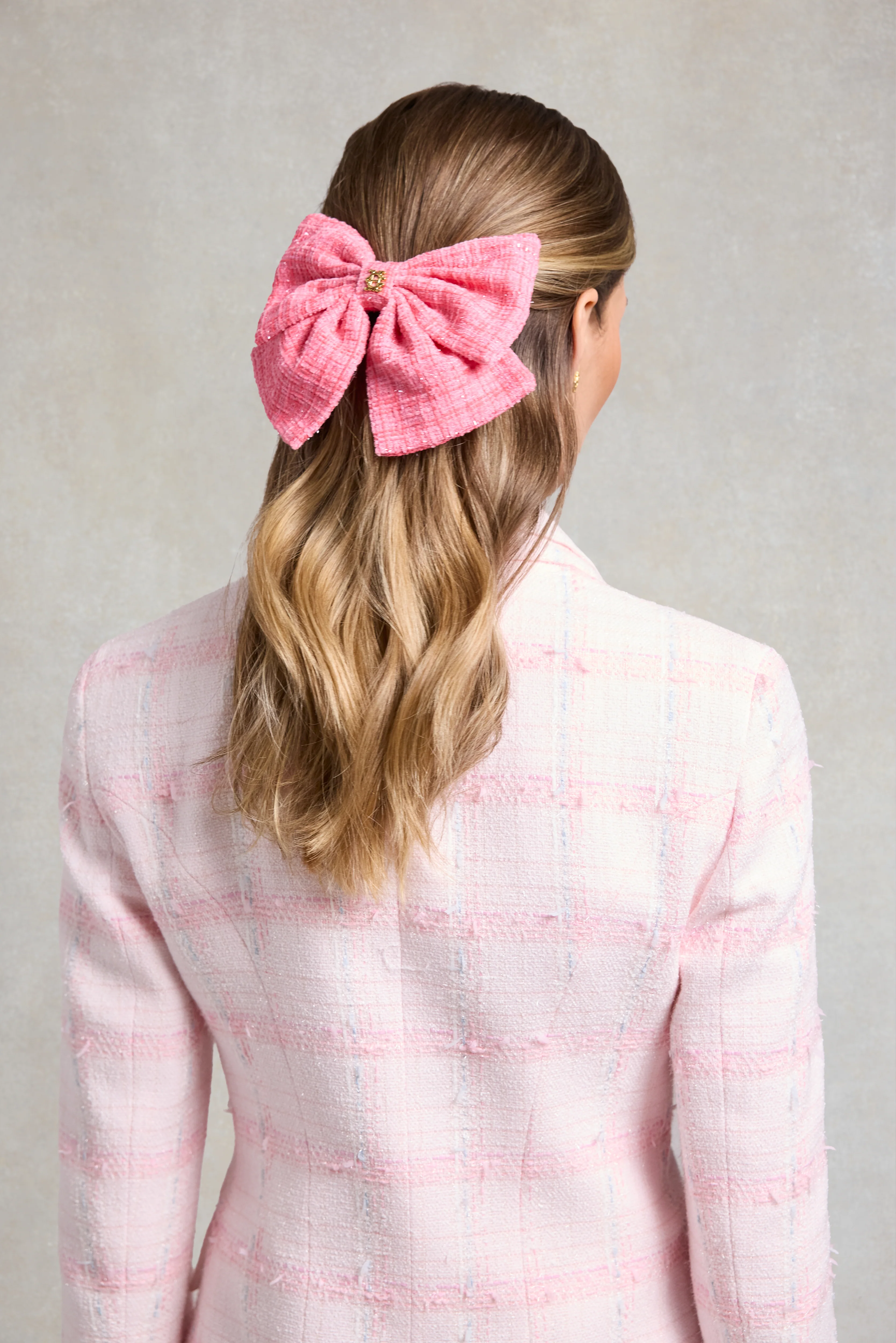 Heritage Bow (Hot Pink Boucle) - Image 2