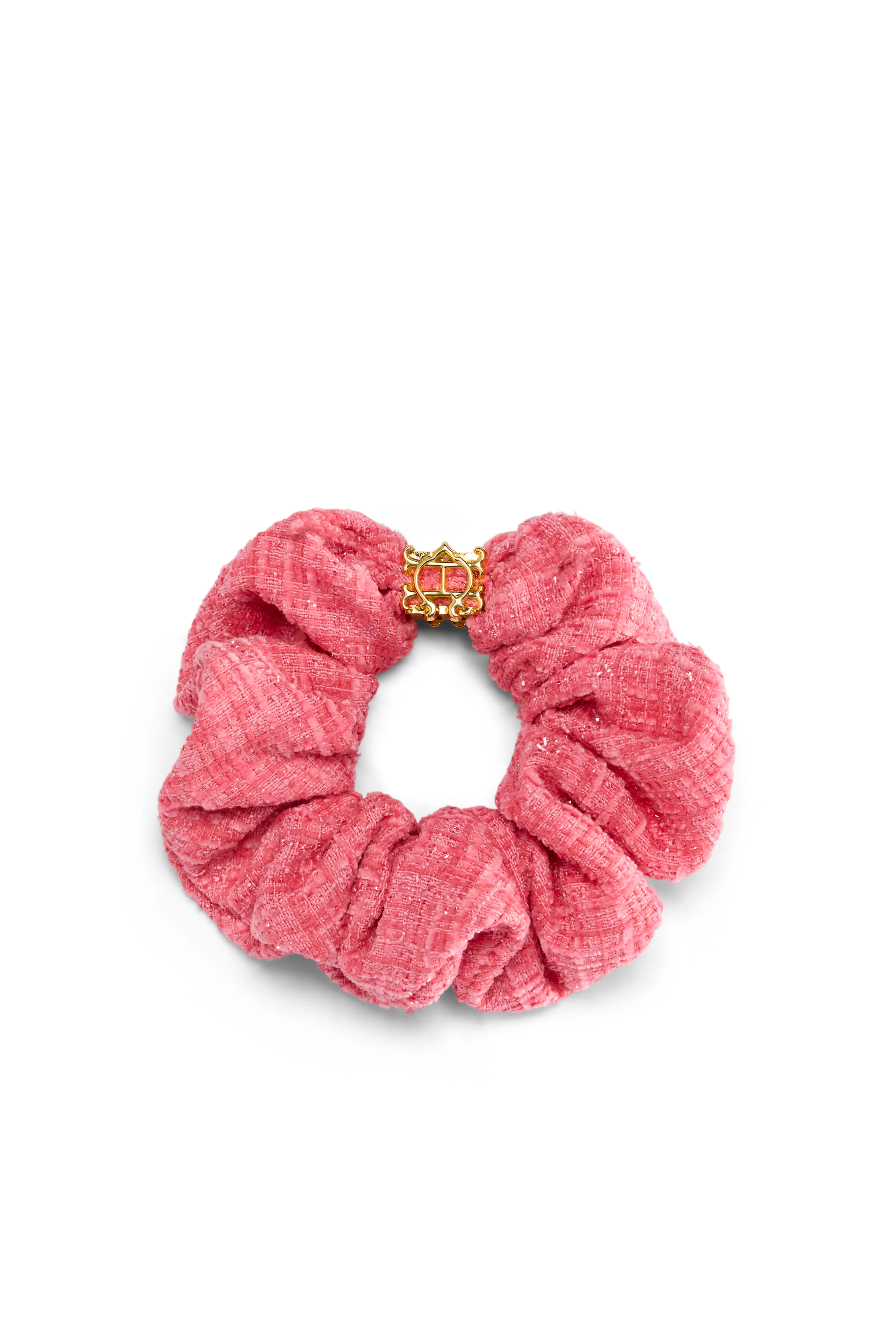 Heritage Scrunchie (Hot Pink Boucle)