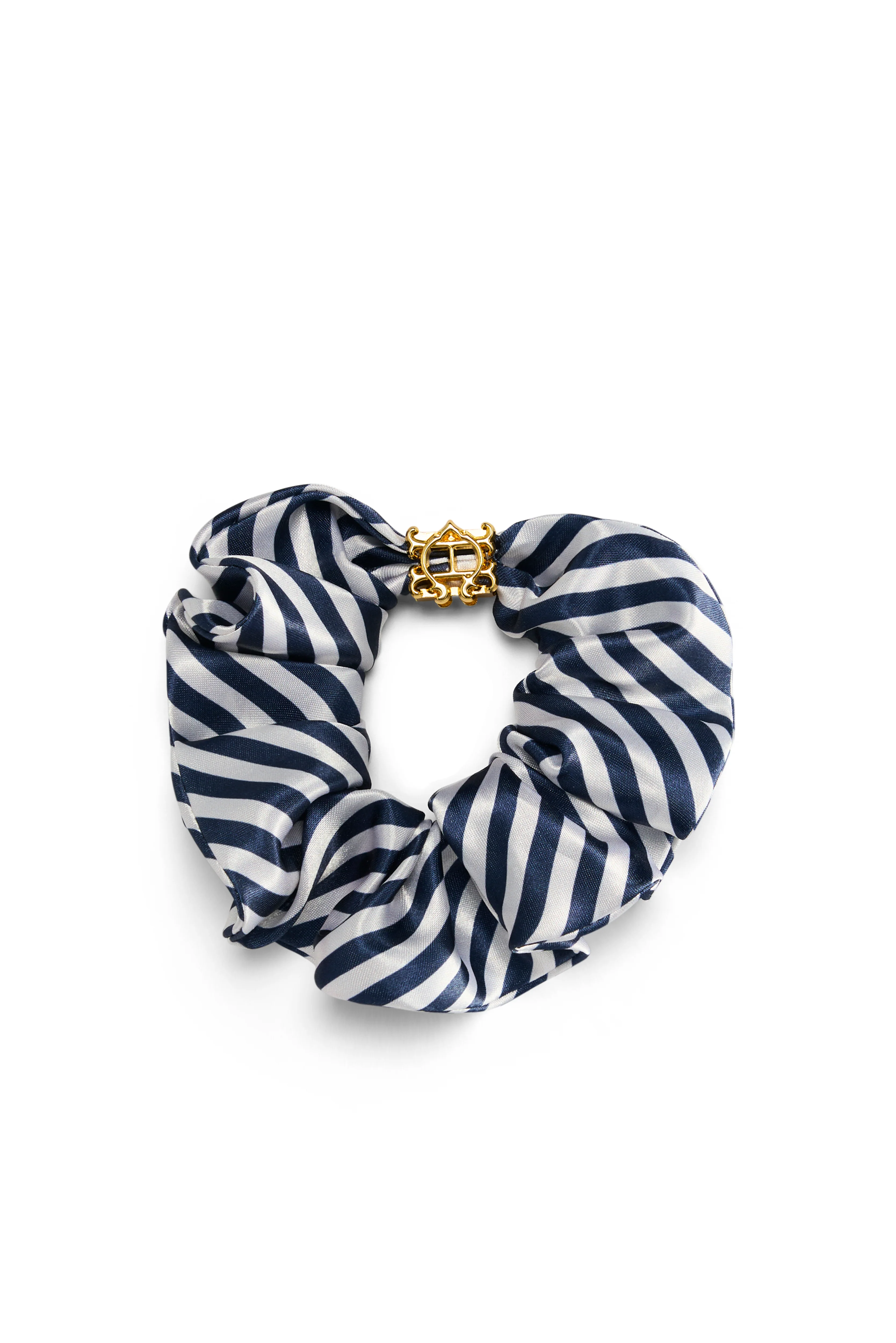 Heritage Scrunchie (Navy Stripe) - Image 2
