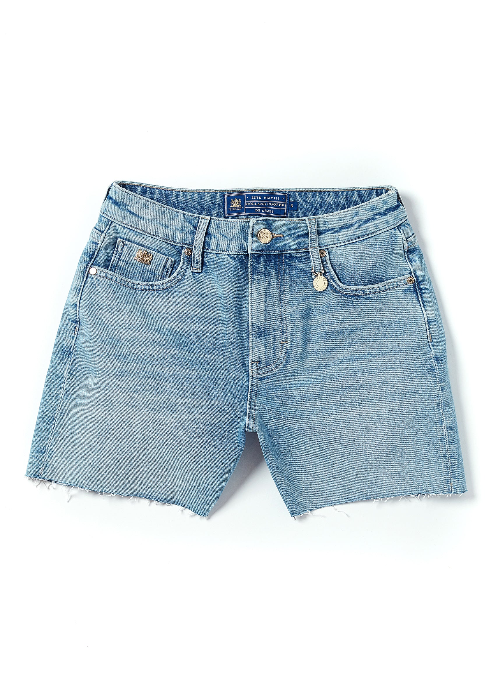 High Rise Denim Short (Vintage Indigo) - Image 4