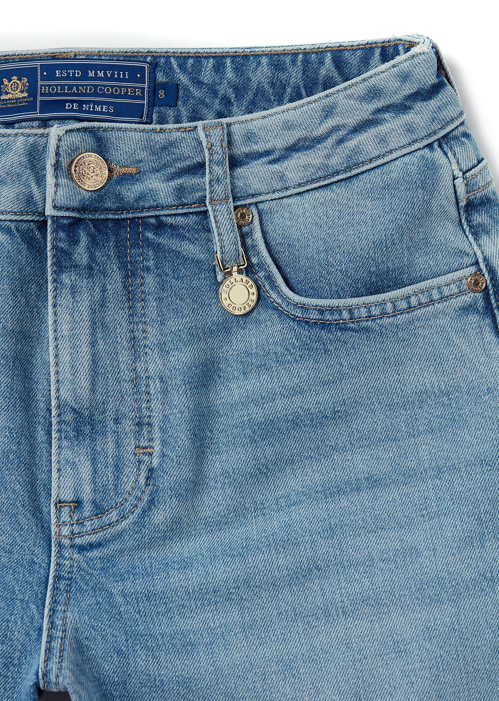 High Rise Denim Short (Vintage Indigo) - Image 7