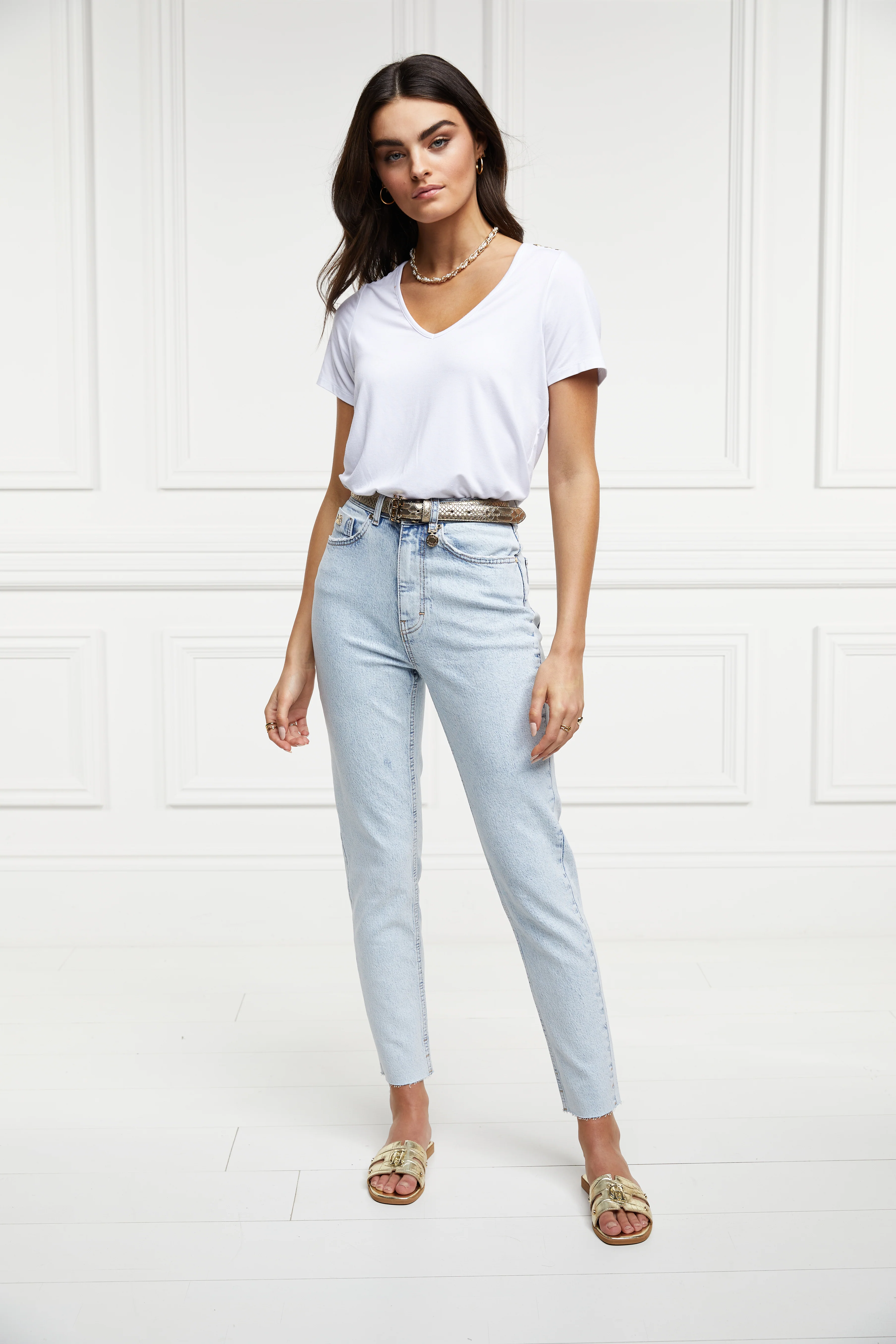 High Rise Slim Jean (Light Stone Wash) - Image 3