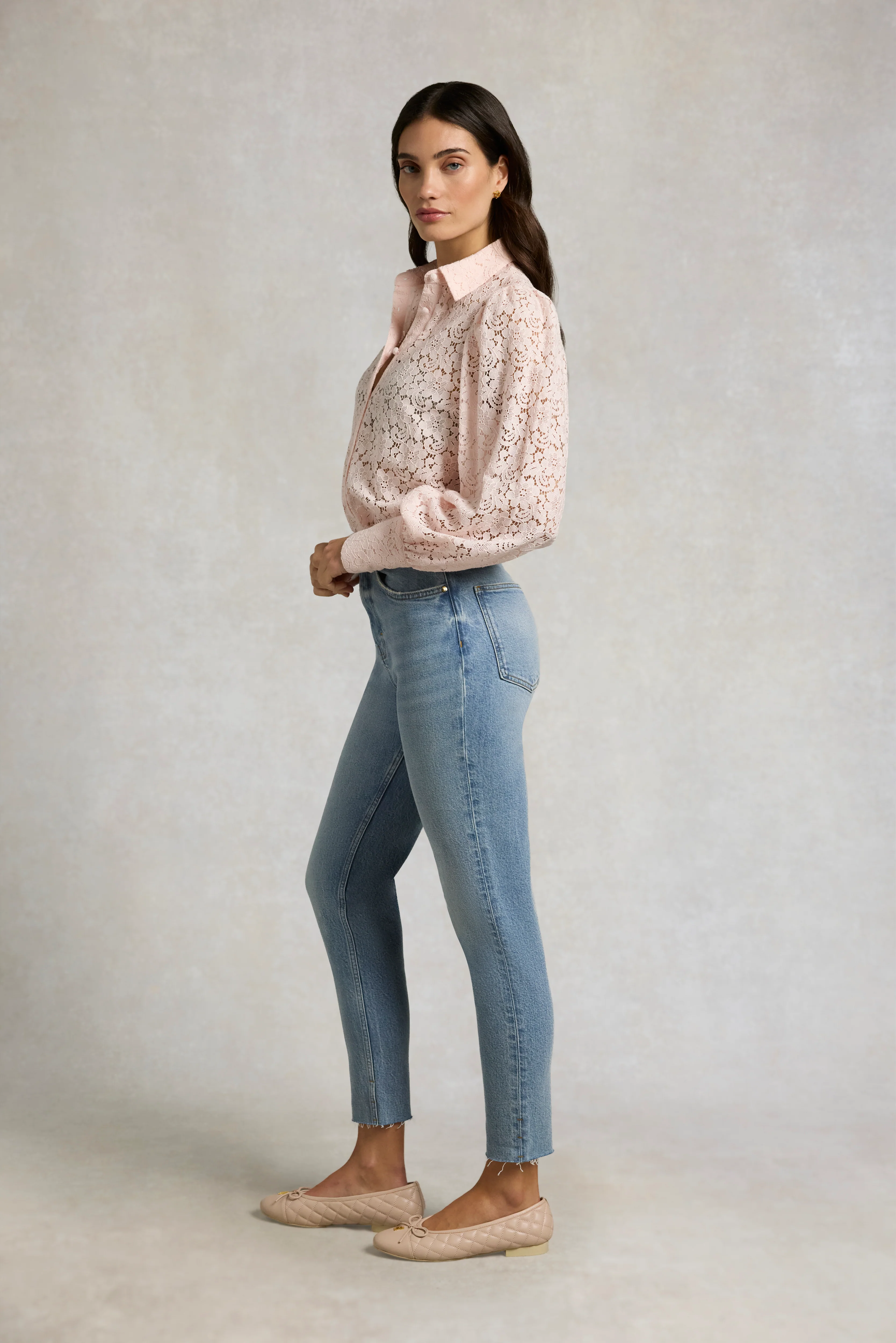 High Rise Slim Jean (Vintage Denim) - Image 3