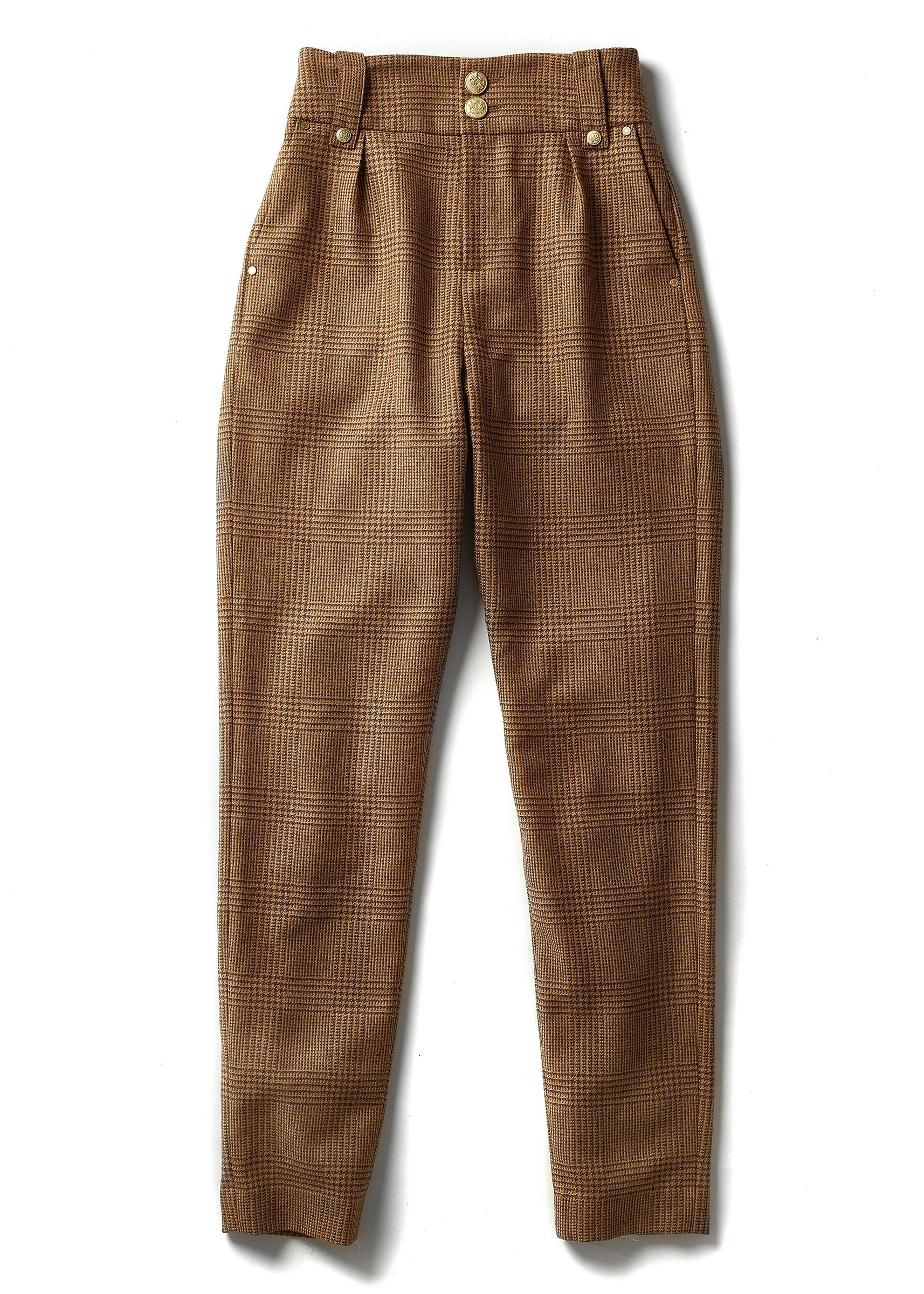 High Waisted Peg Trouser (Tawny) - Image 5