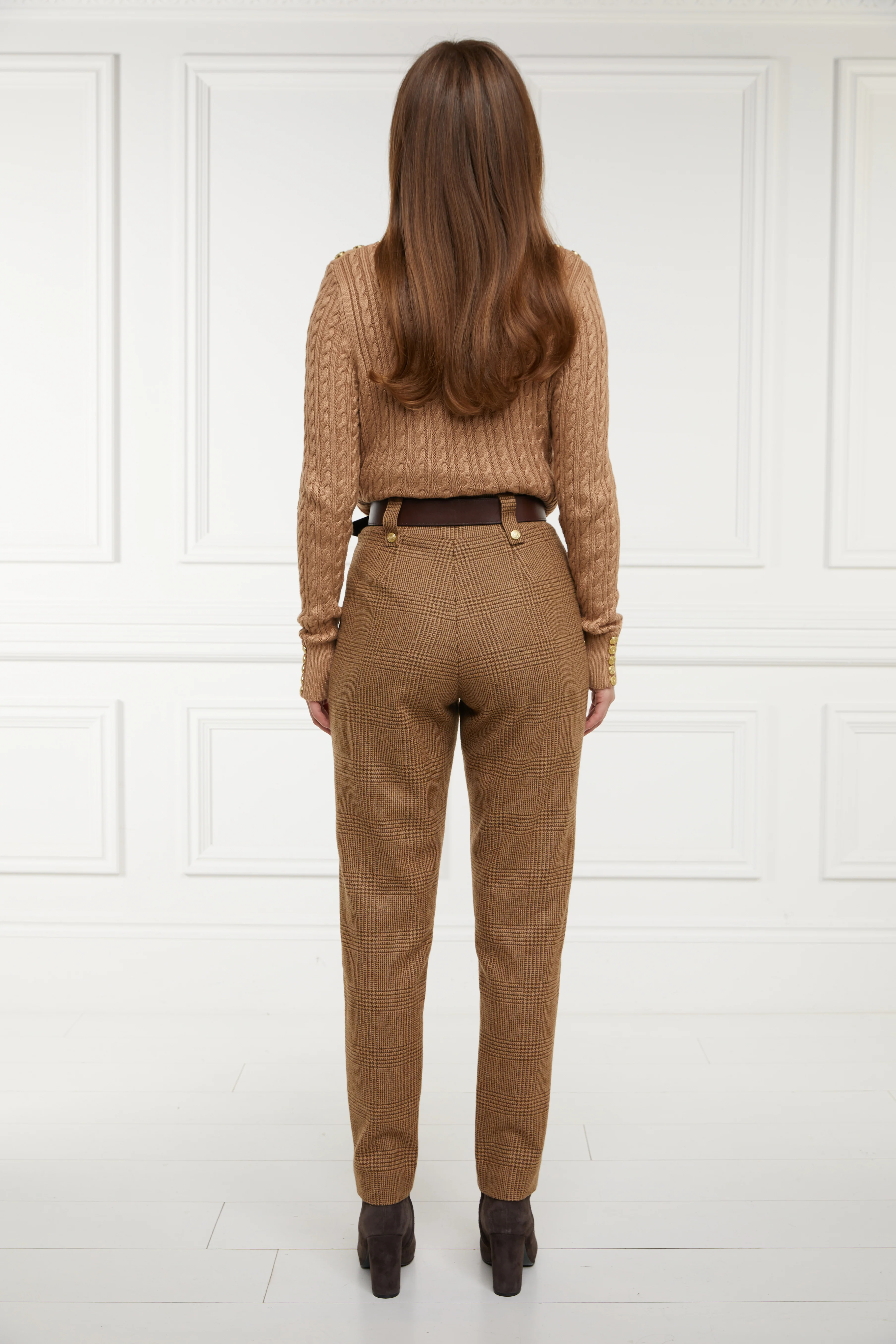 High Waisted Peg Trouser (Tawny) - Image 6