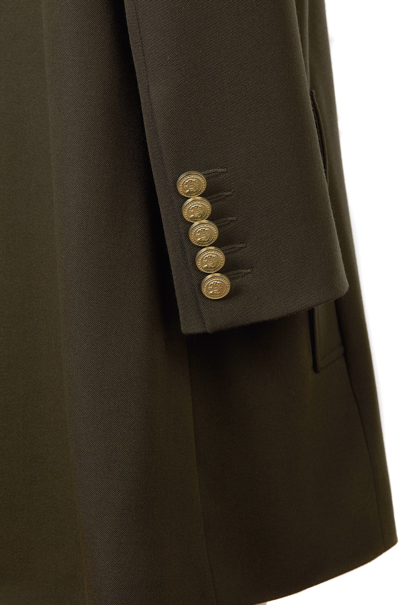 Highbury Cape Coat (Khaki Barathea) - Image 7