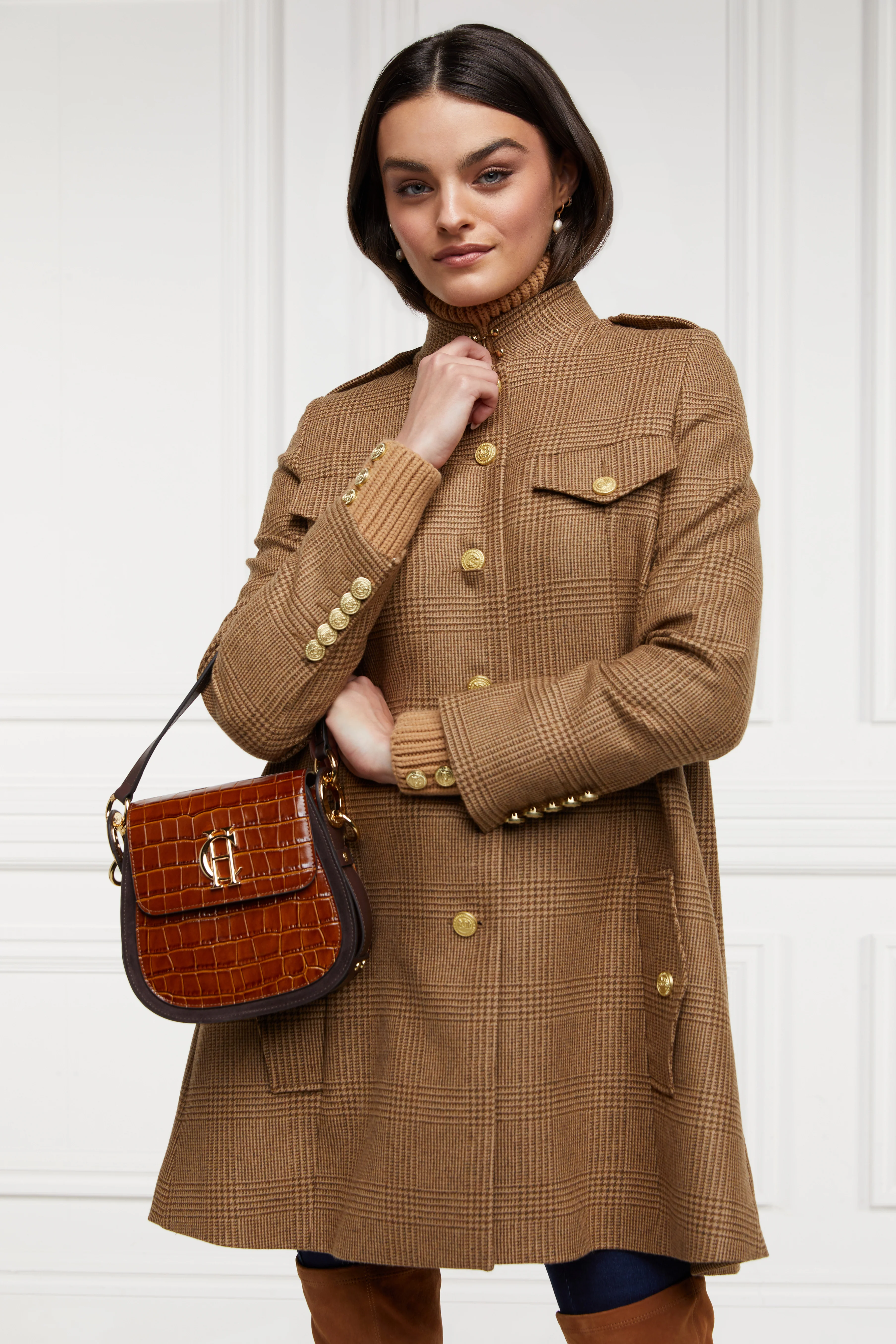 Highbury Cape Coat (Tawny) - Image 3
