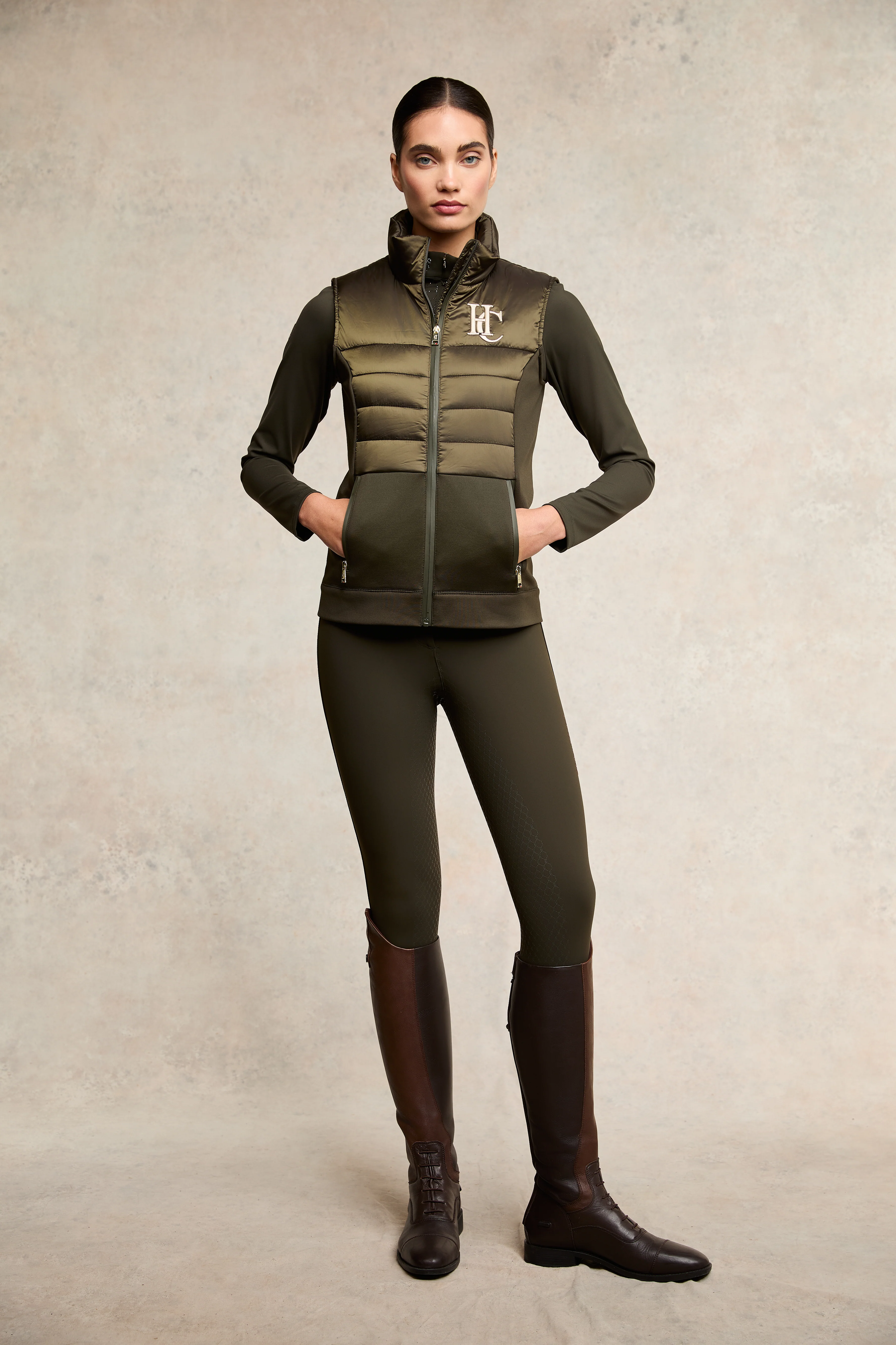 Hybrid Gilet (Khaki) - Image 3