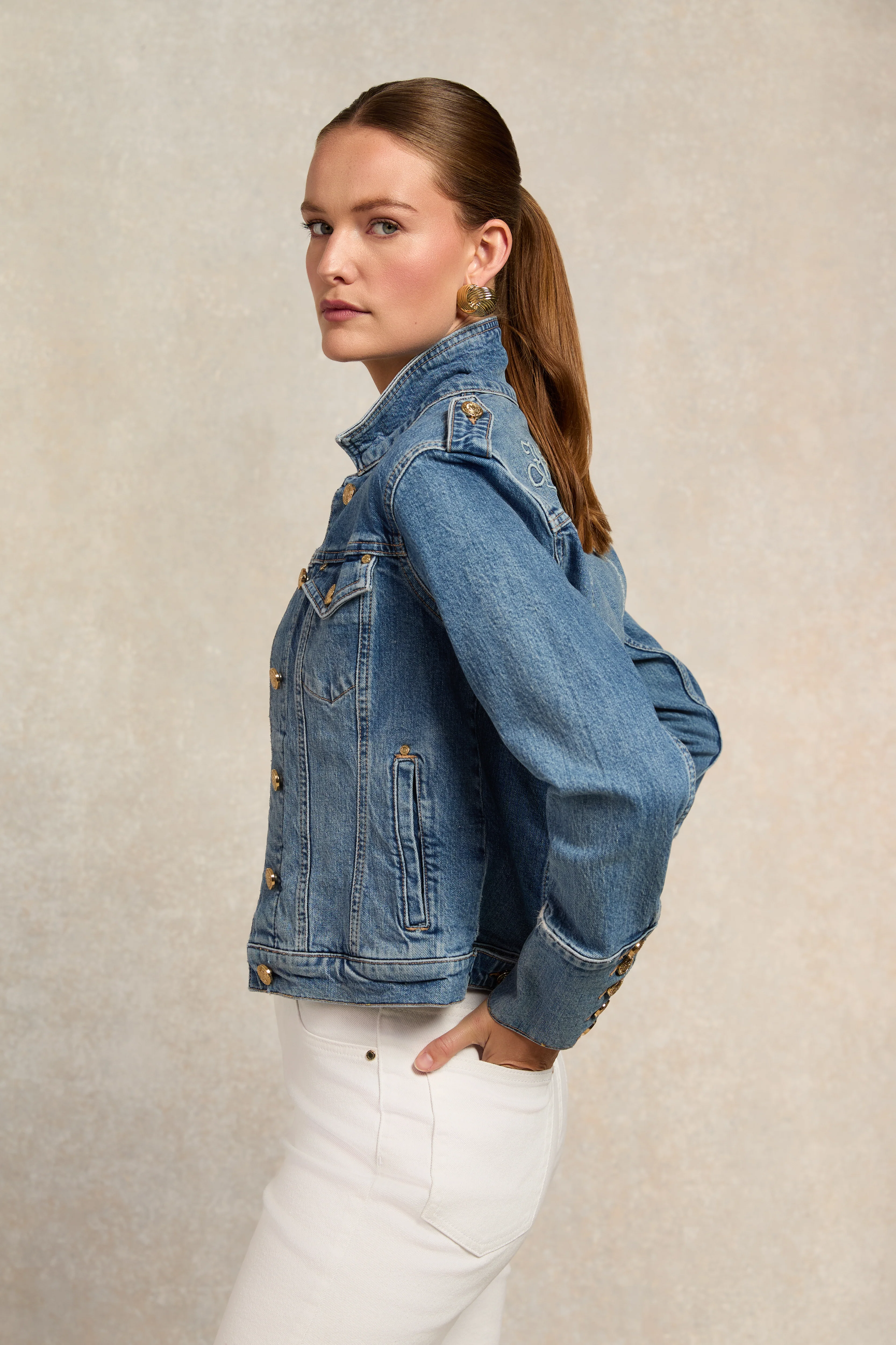Iconic Denim Jacket (Classic Indigo) - Image 5