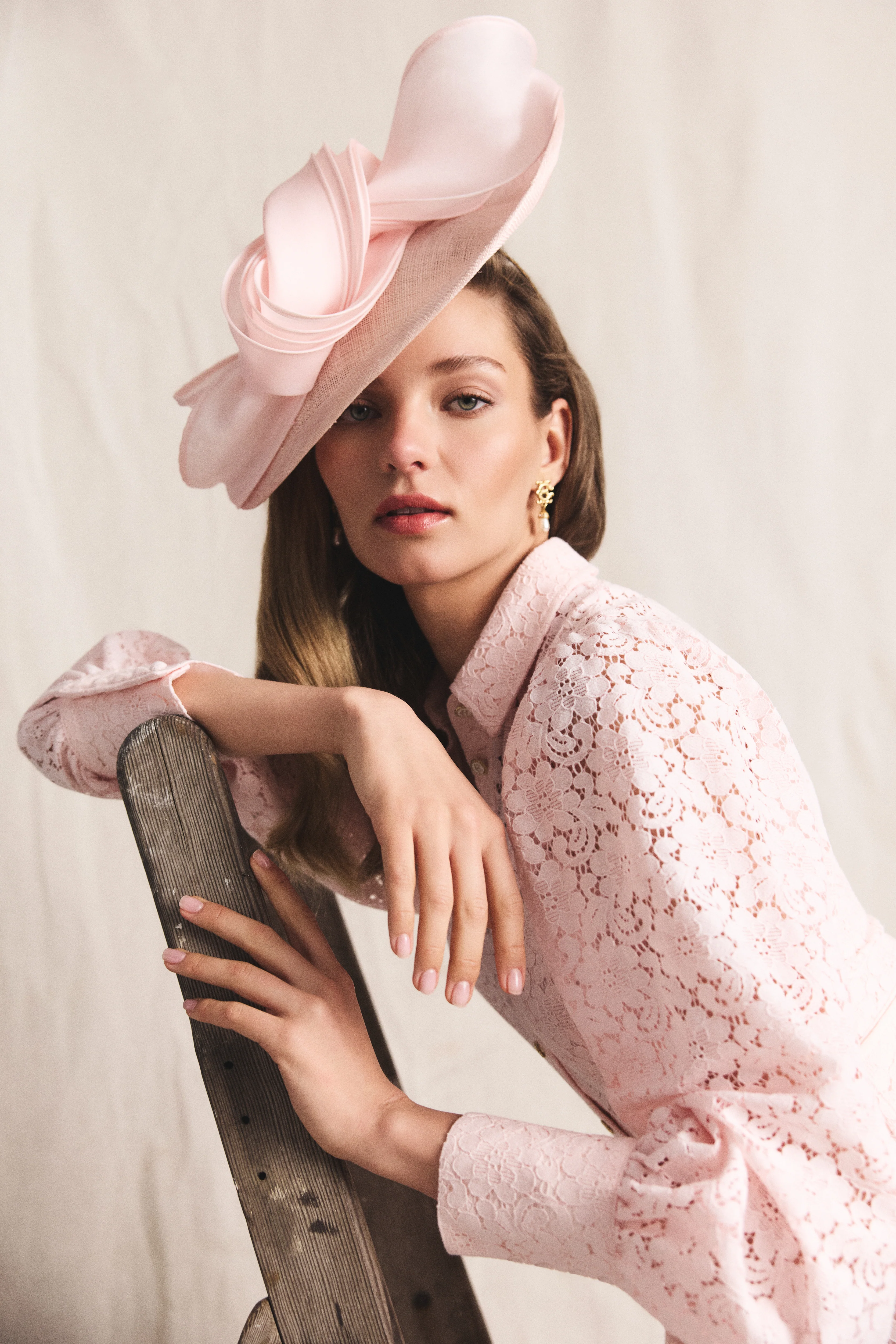 Iona Lace Dress (Blush) - Image 2