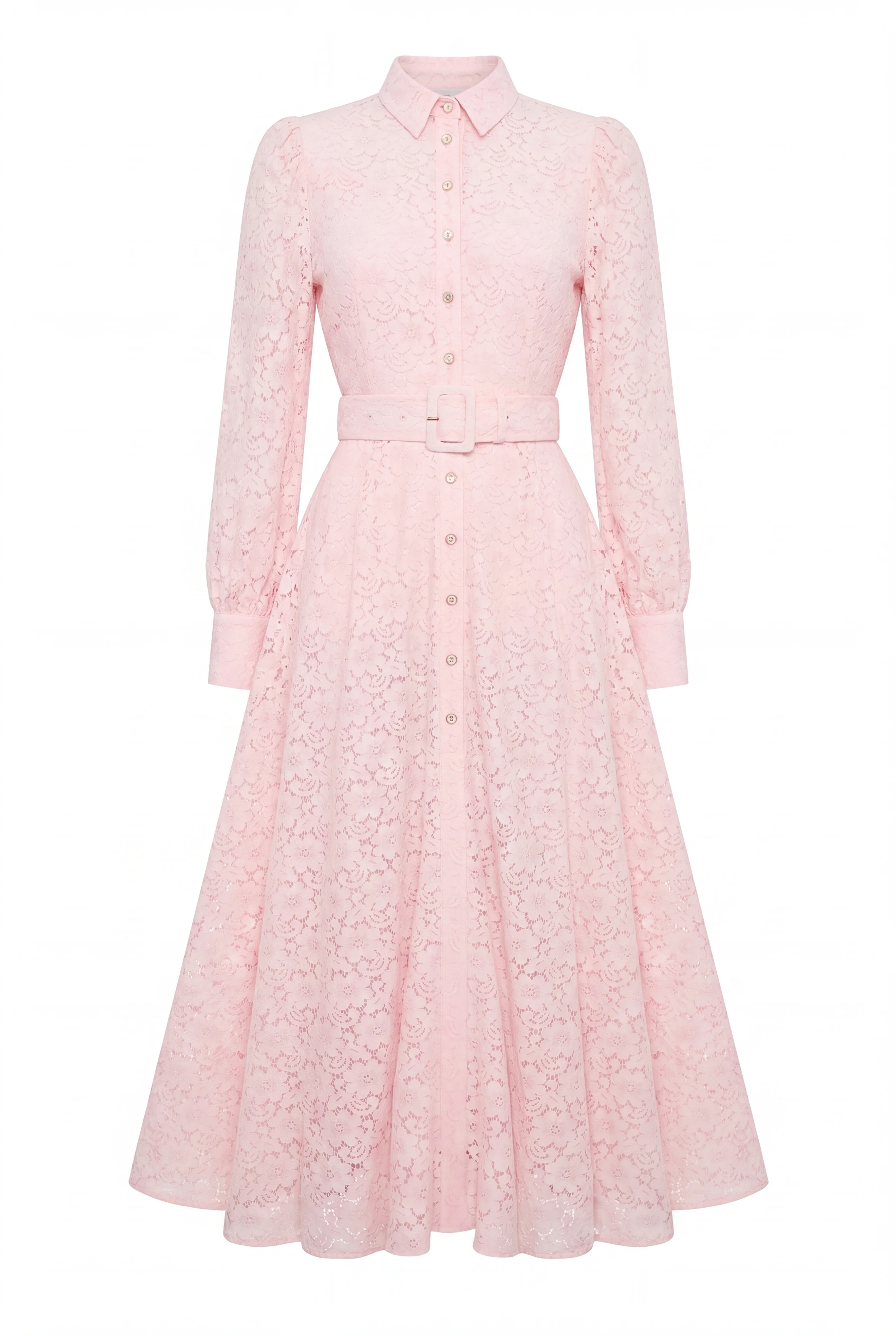Iona Lace Dress (Blush) - Image 9
