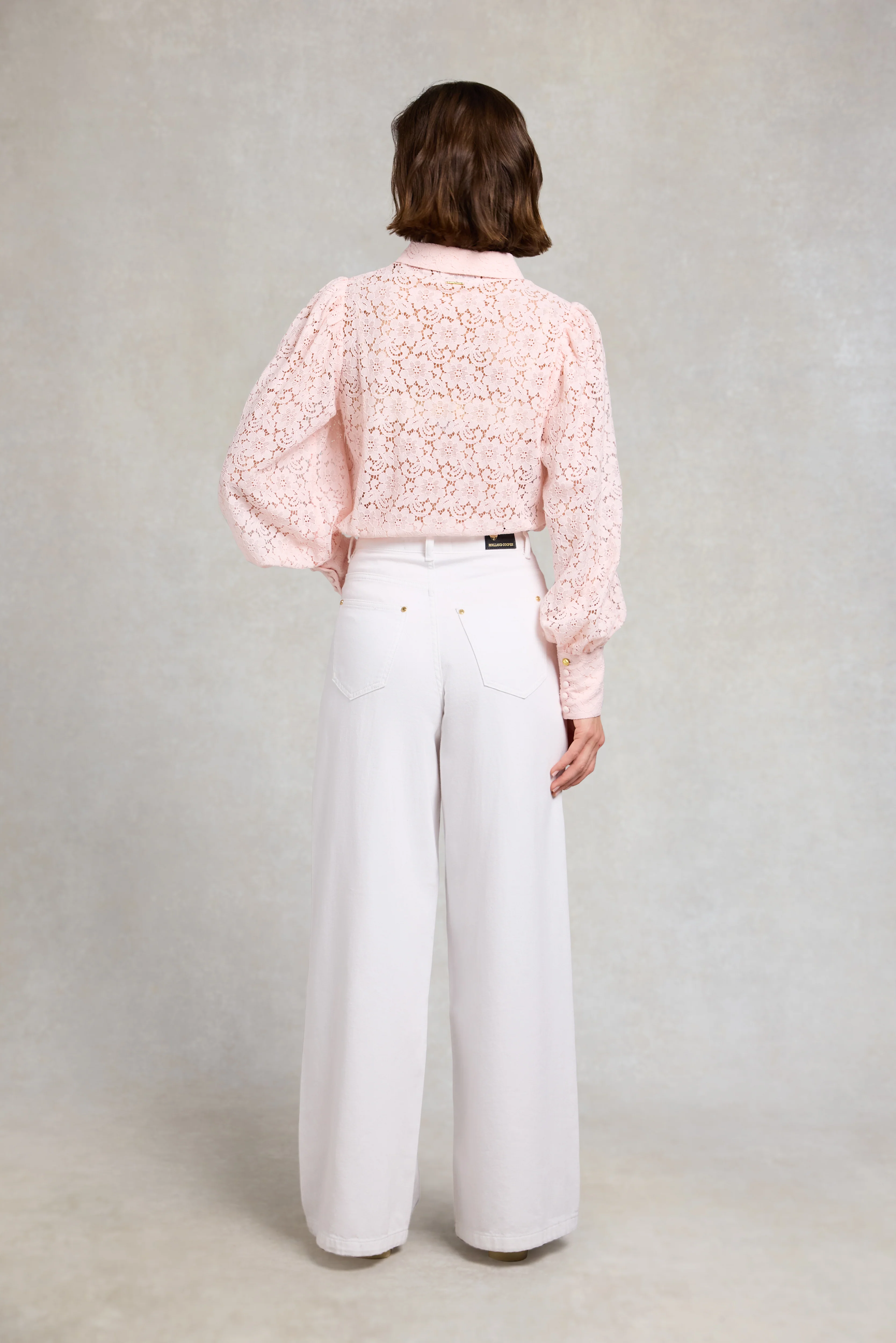Iona Lace Shirt (Blush) - Image 7