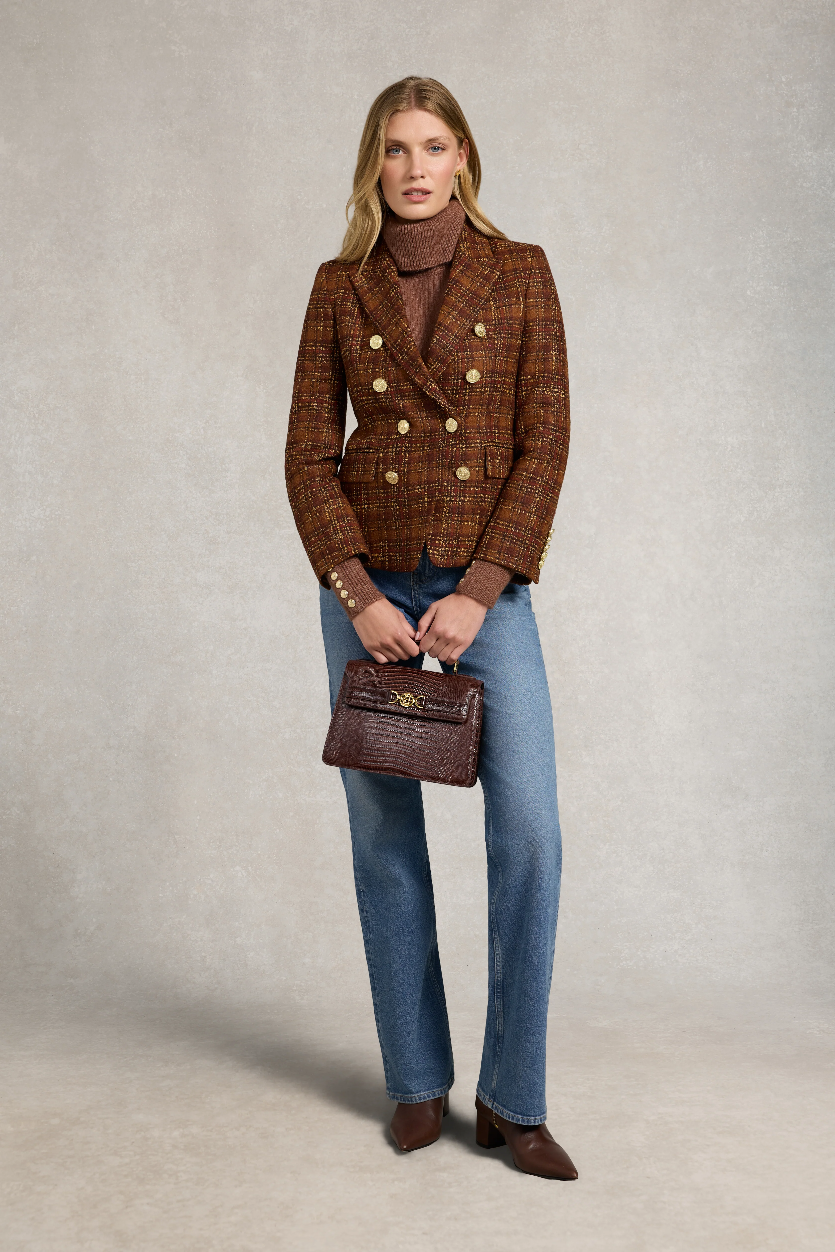 Isla Roll Neck Knit (Latte) - Image 3