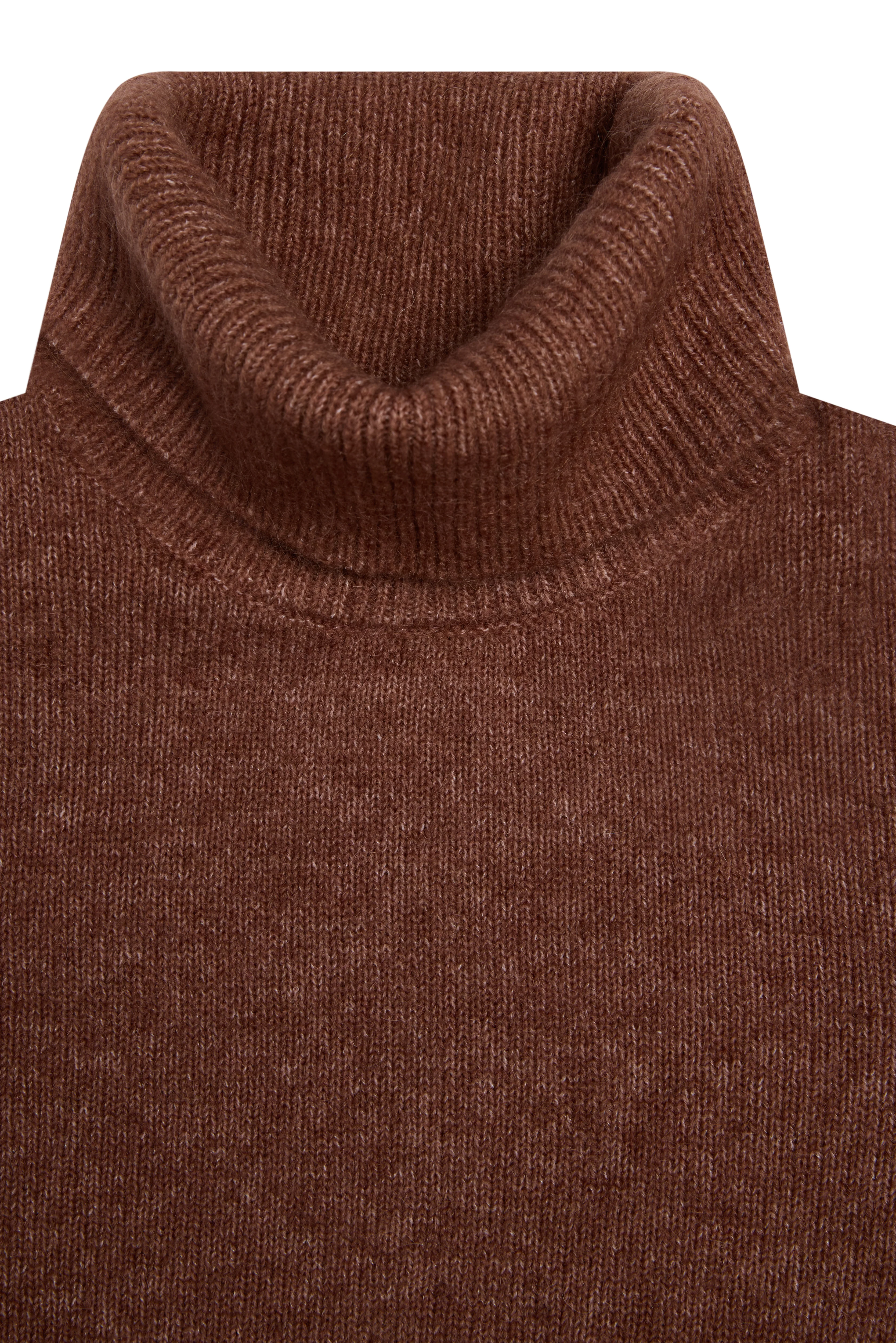 Isla Roll Neck Knit (Latte) - Image 5