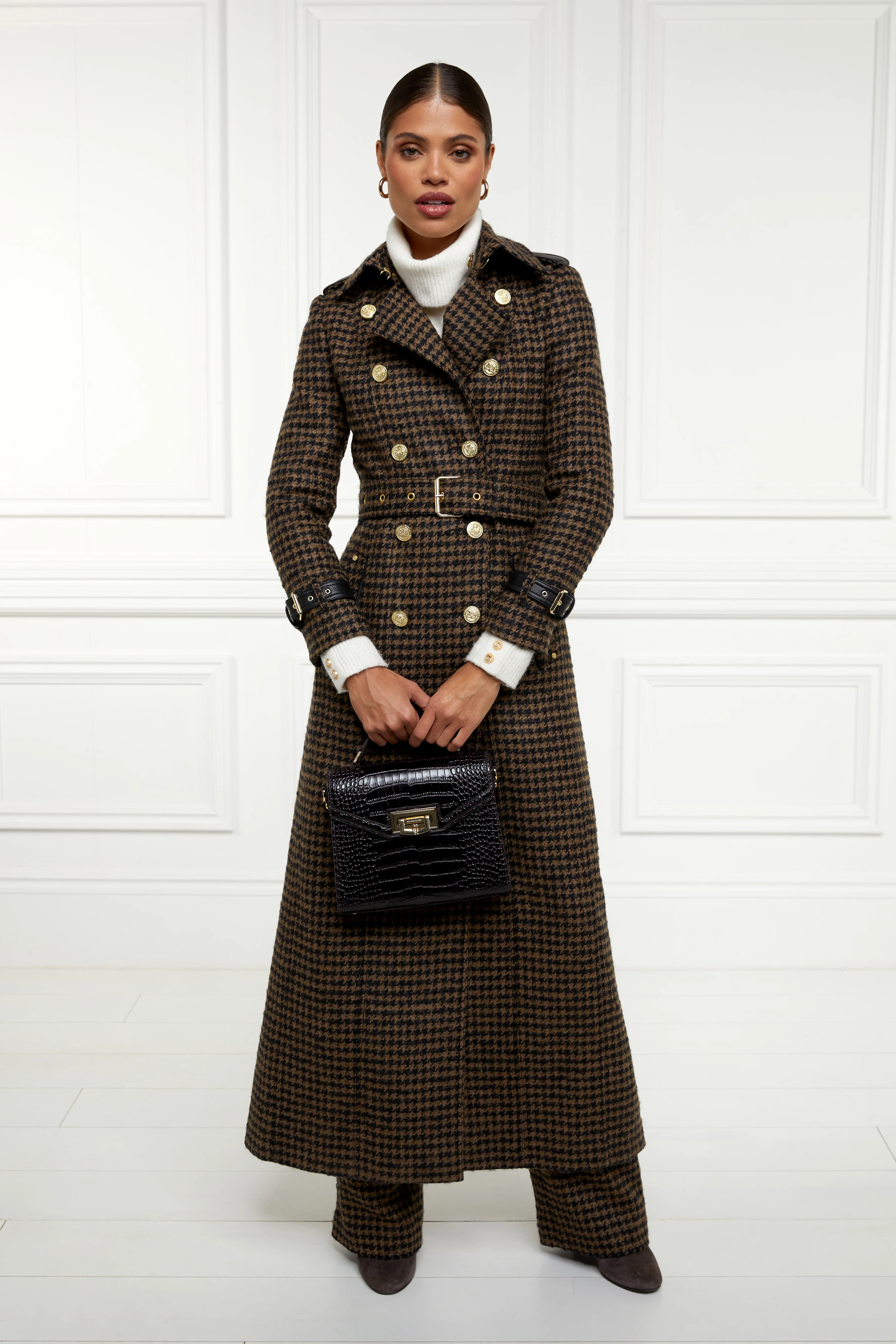 Jade's Chocolate Houndstooth Look - Image 2