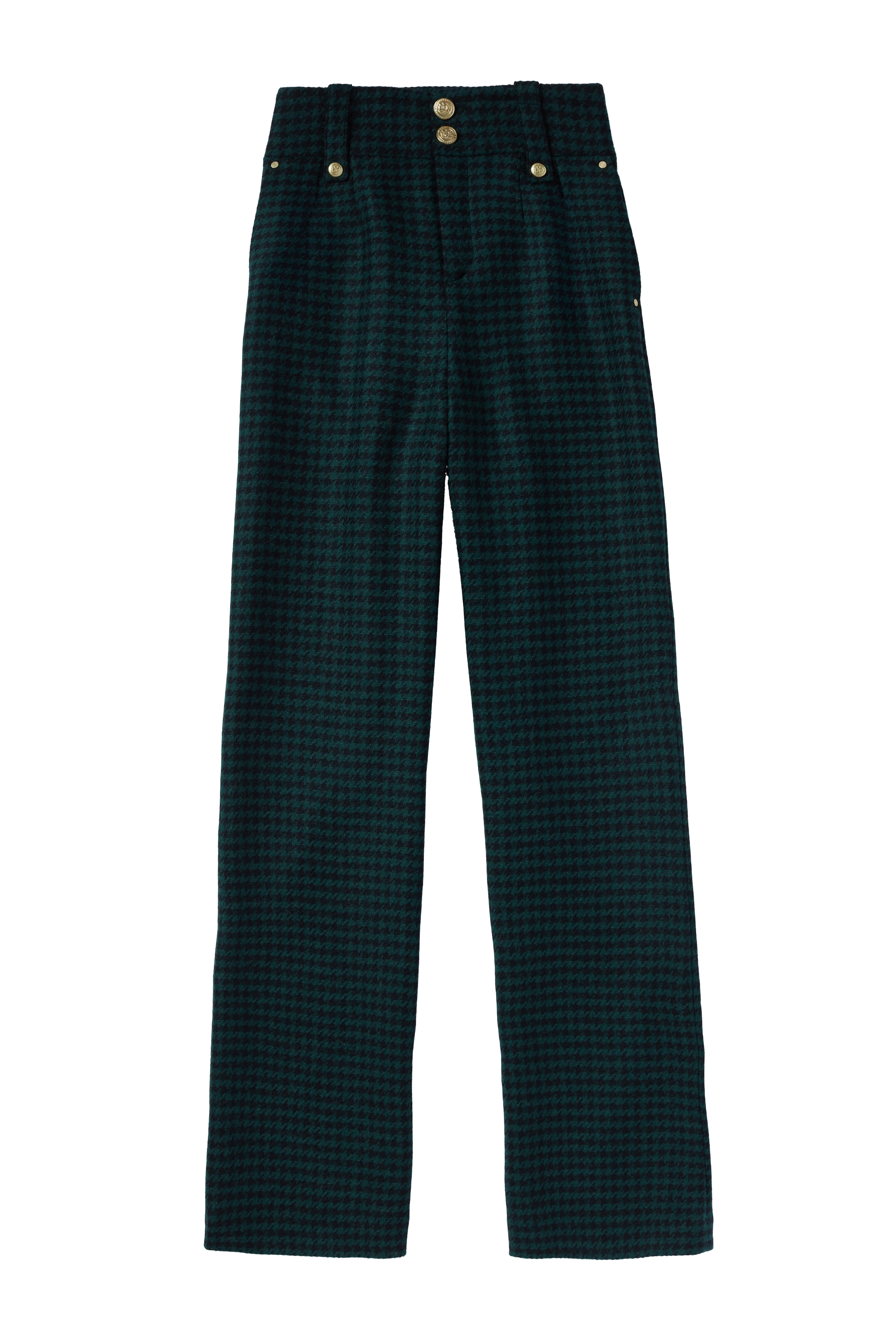 Jade's Emerald Houndstooth Look - Image 7
