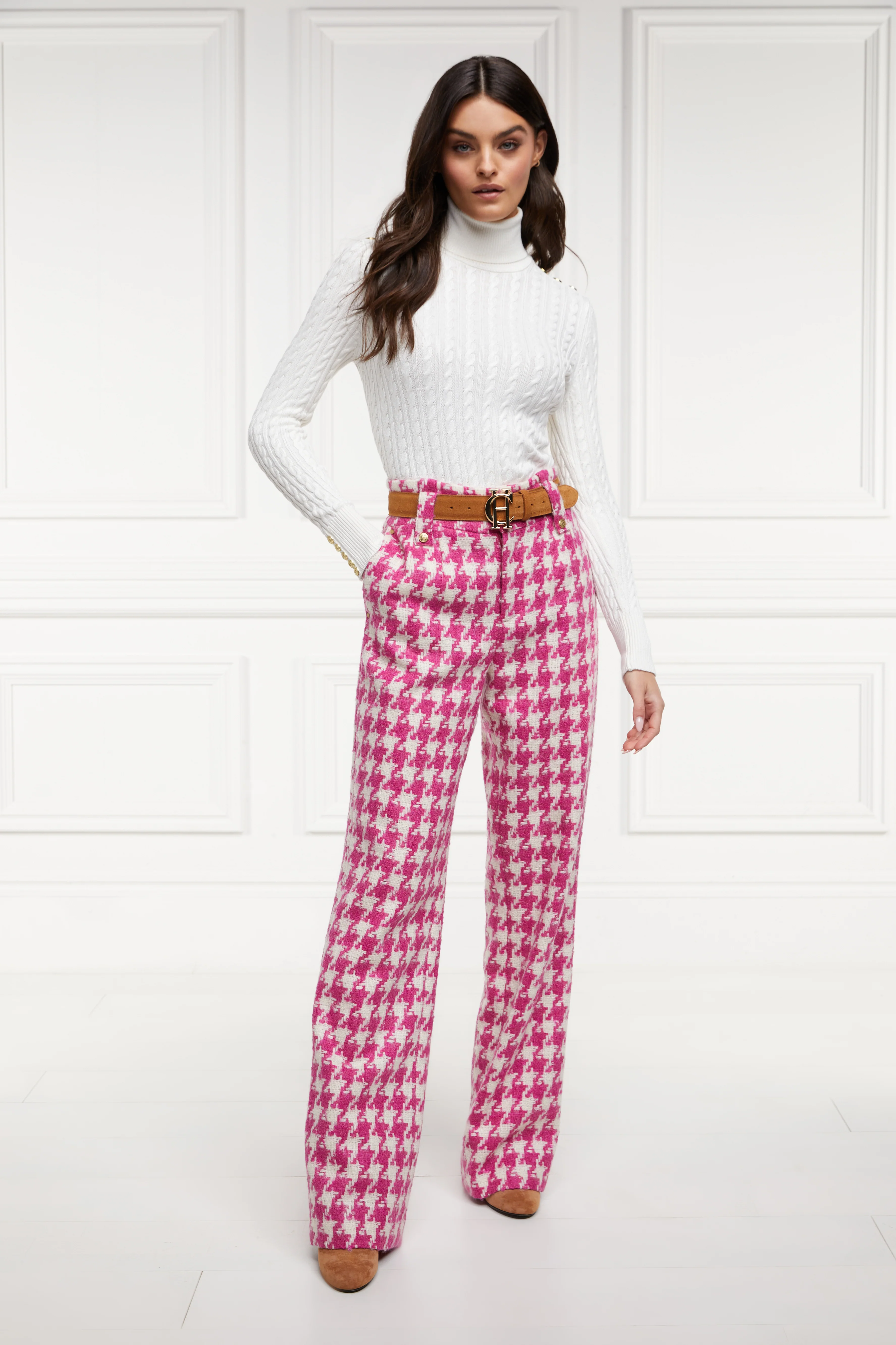 Jade's Hot Pink Houndstooth Look (Hot Pink Large Scale Houndstooth) - Image 8