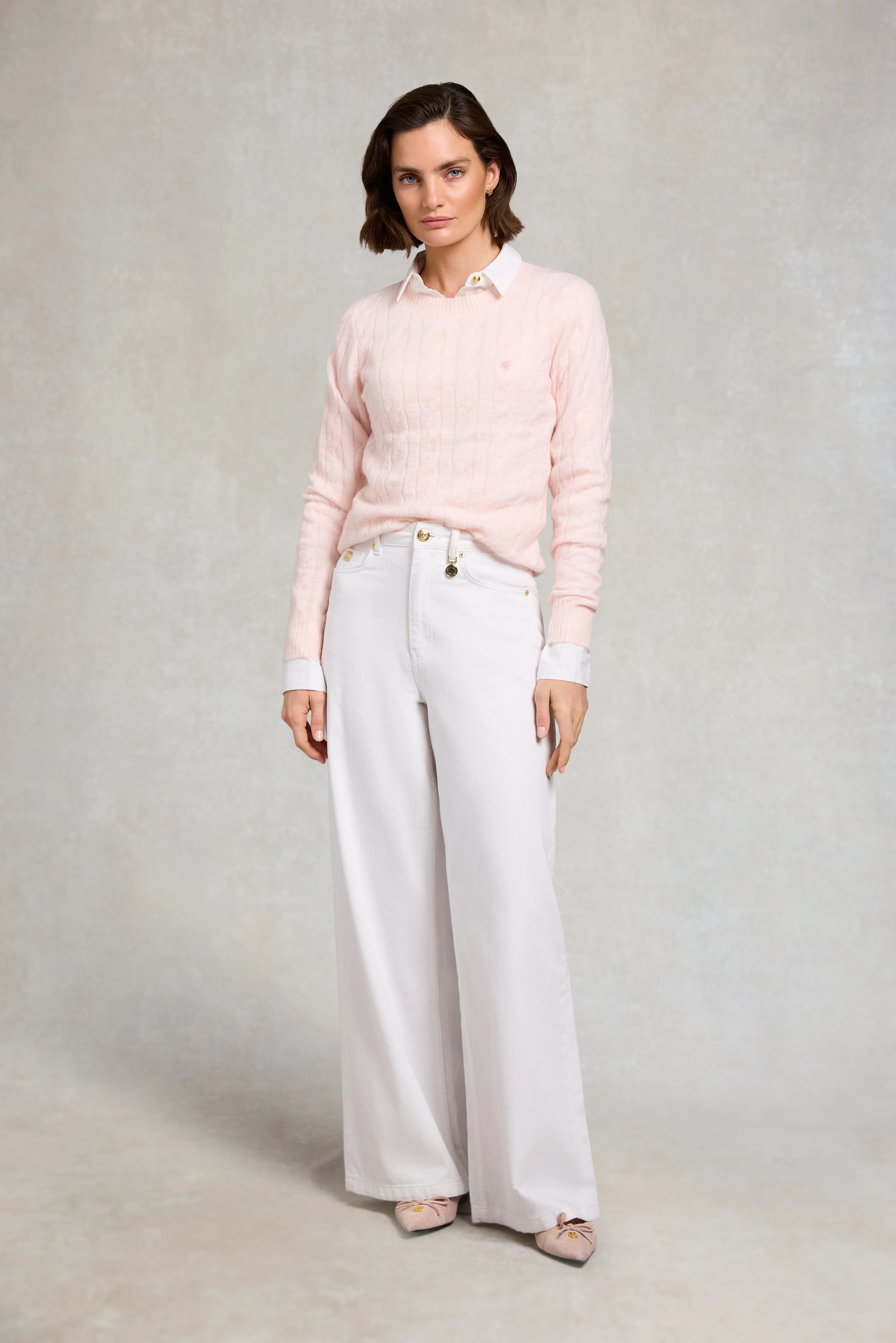 Jasmine Knitted Crew (Palest Pink) - Image 5
