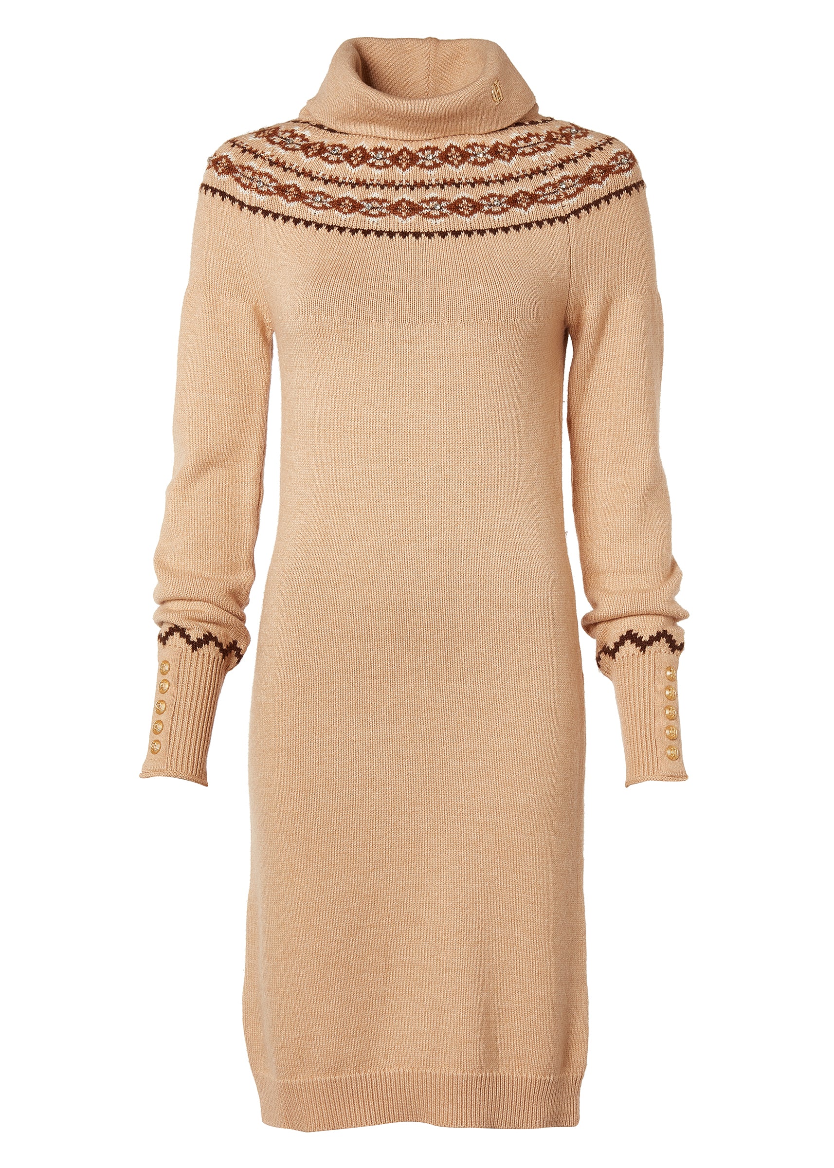 Jennifer Knit Dress (Camel) - Image 4