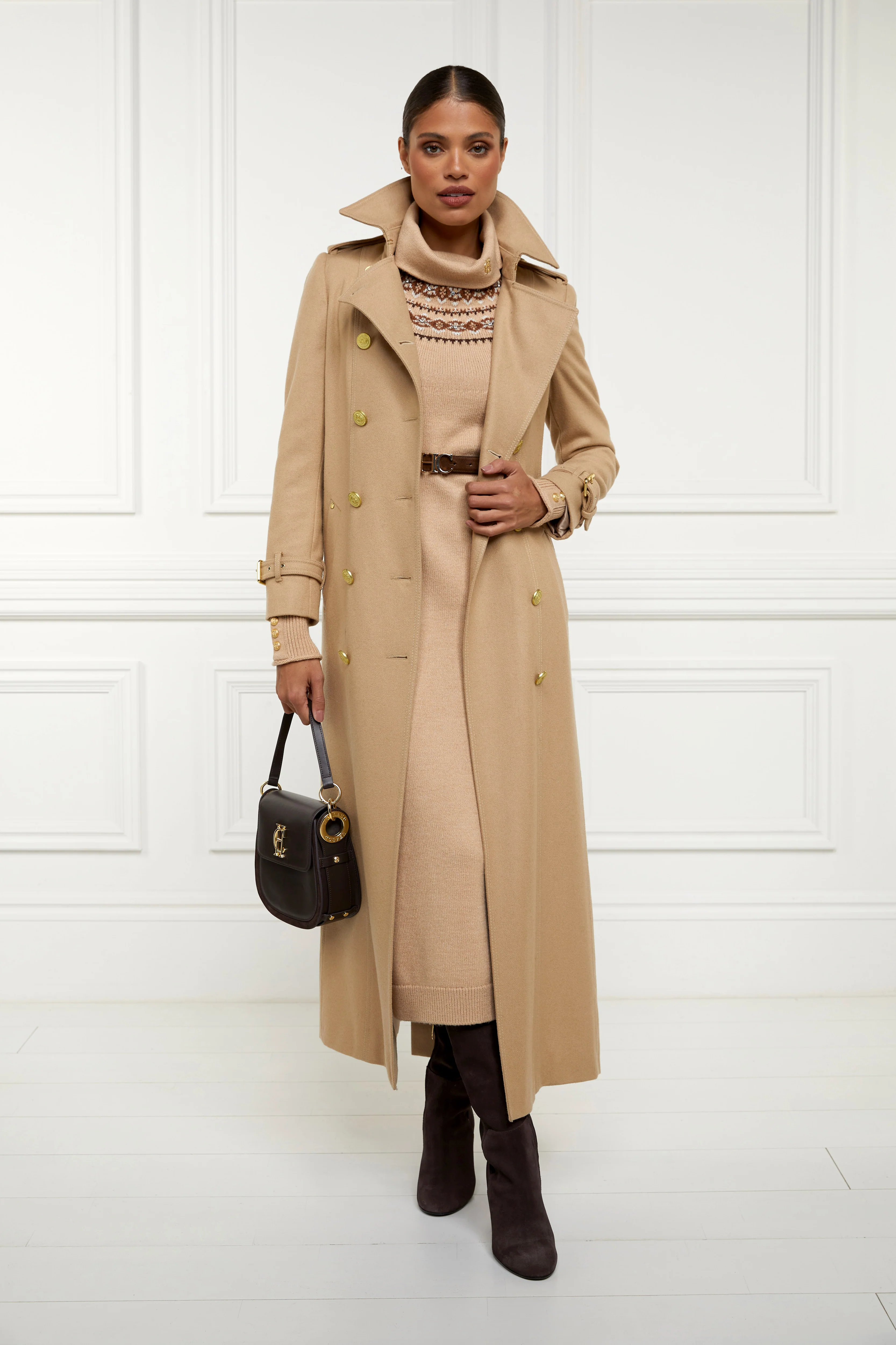 Jennifer Midi Knit Dress (Camel) - Image 2