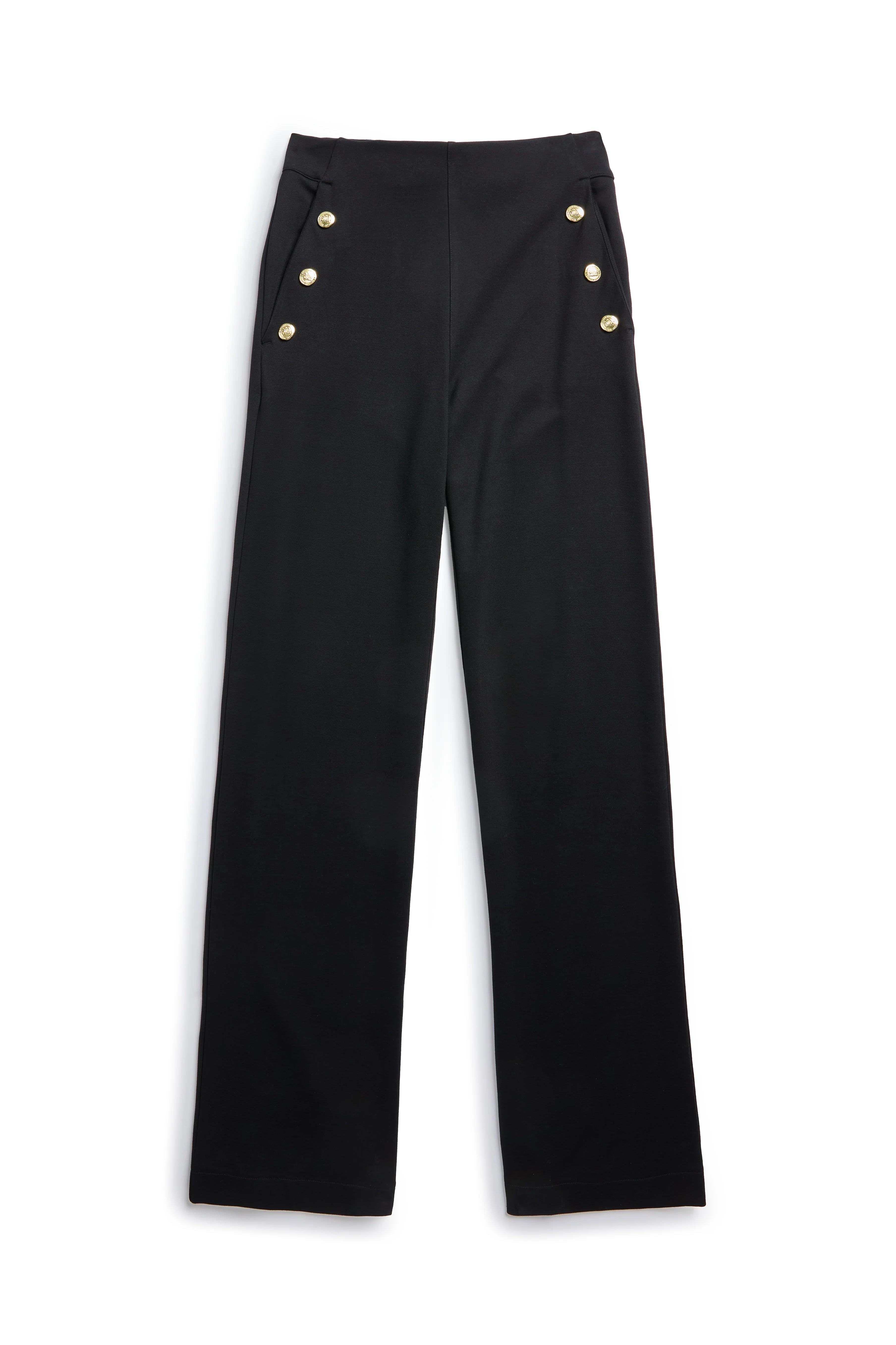 Jersey Amoria Wide Leg (Black) - Image 4