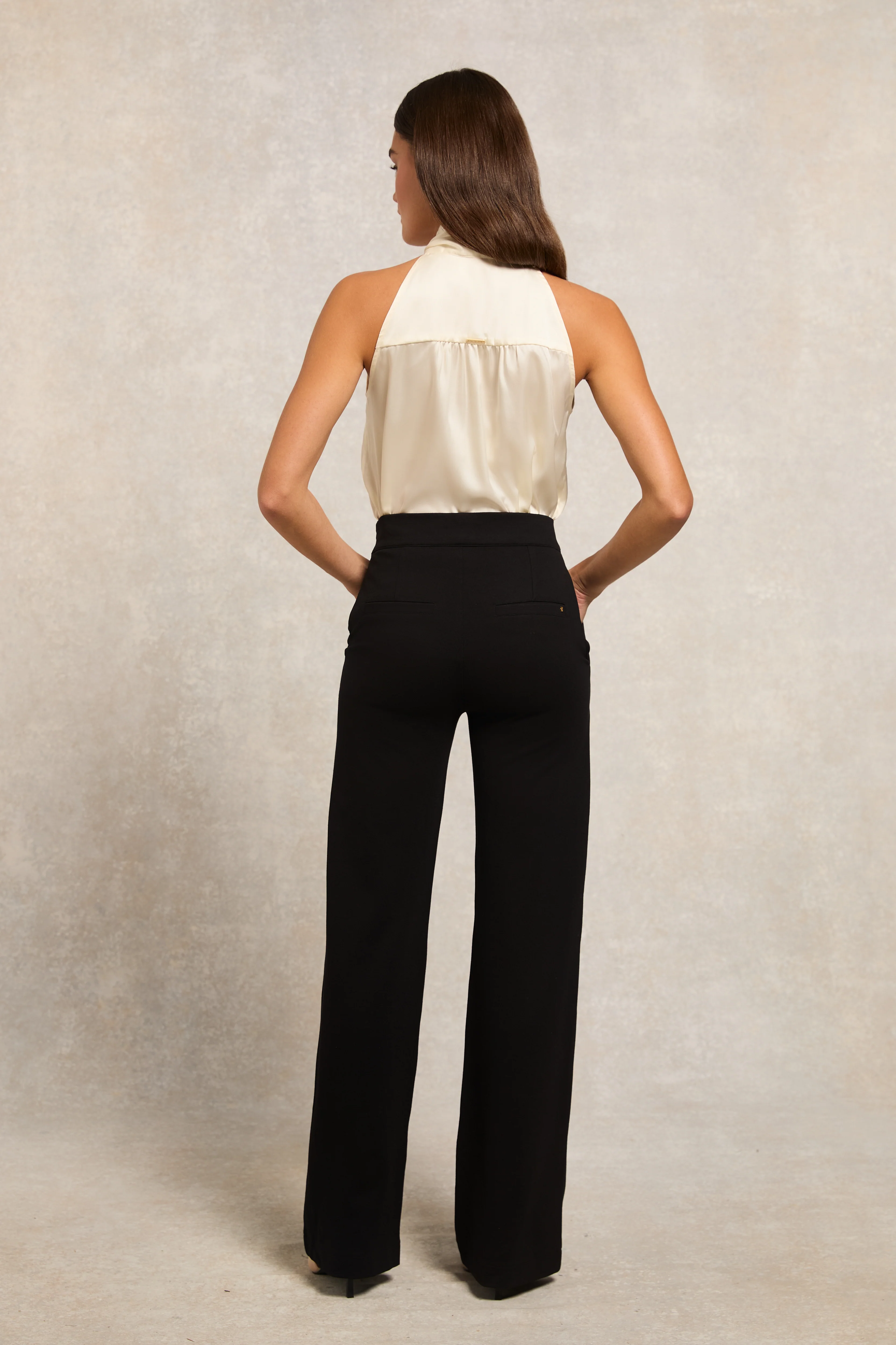 Jersey Amoria Wide Leg (Black) - Image 5