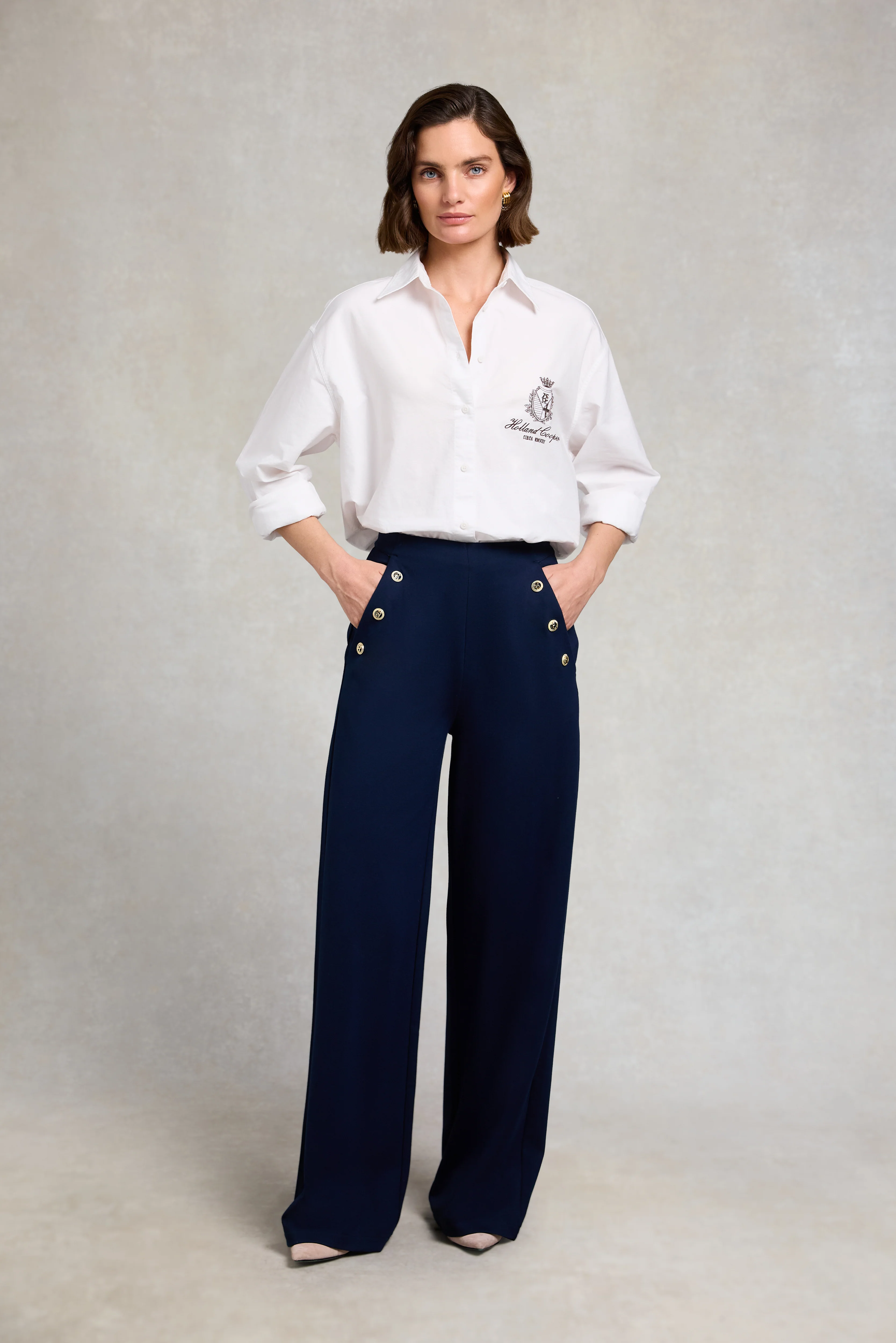 Jersey Amoria Wide Leg (Ink Navy) - Image 2