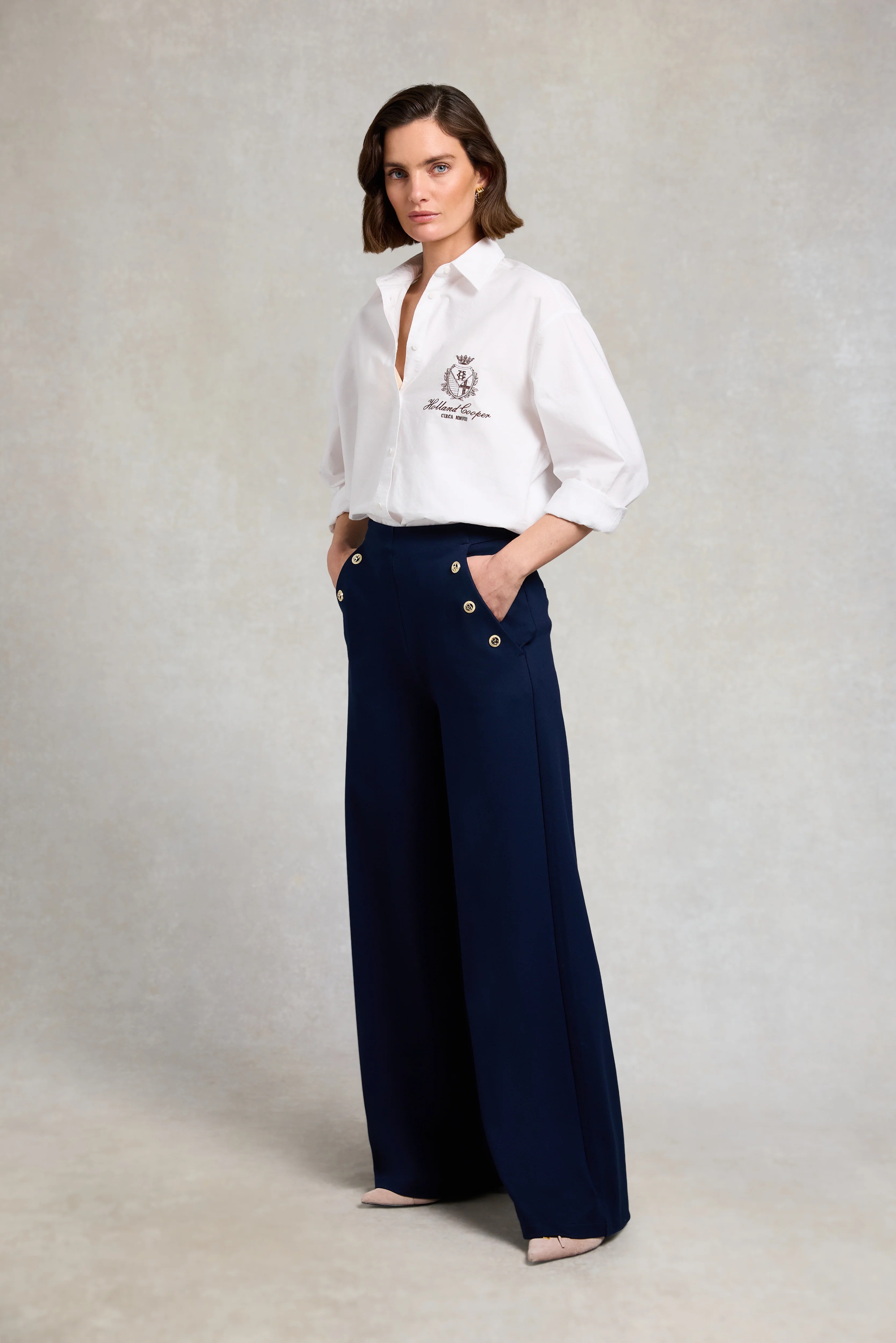 Jersey Amoria Wide Leg (Ink Navy) - Image 6