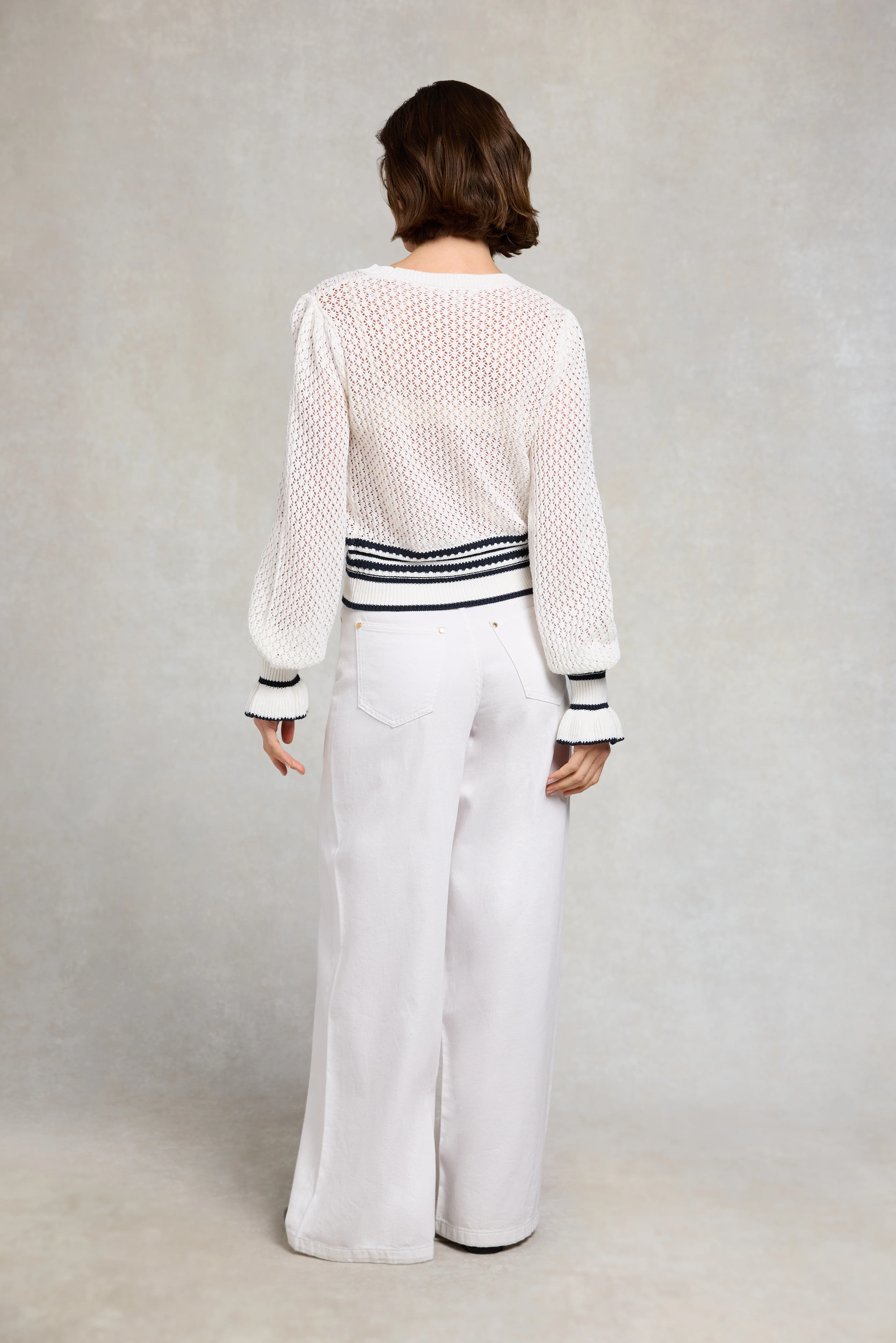 Jessica Knitted Top (Natural Ink Navy) - Image 5