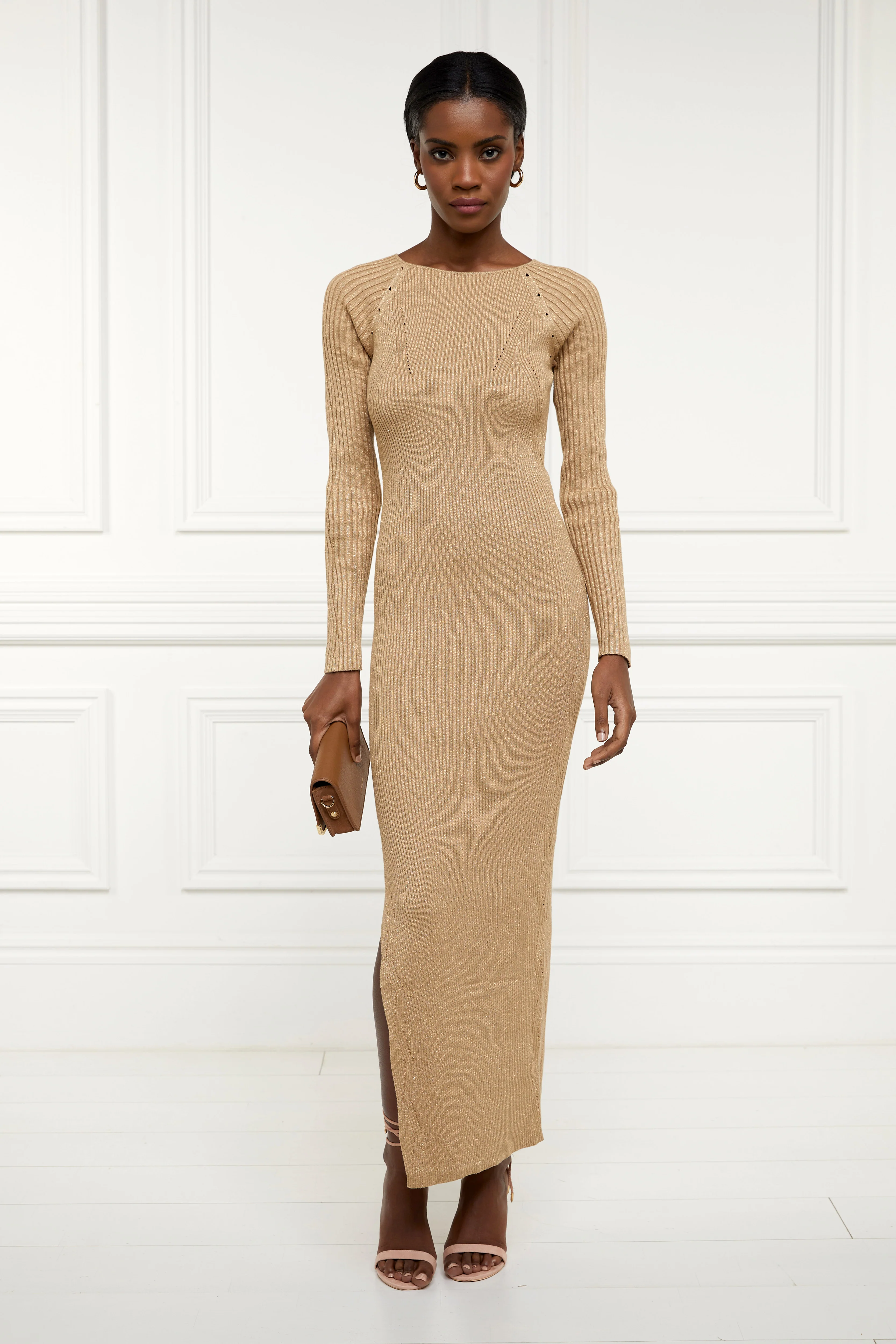 Jessica Maxi Dress (Gold) - Image 7