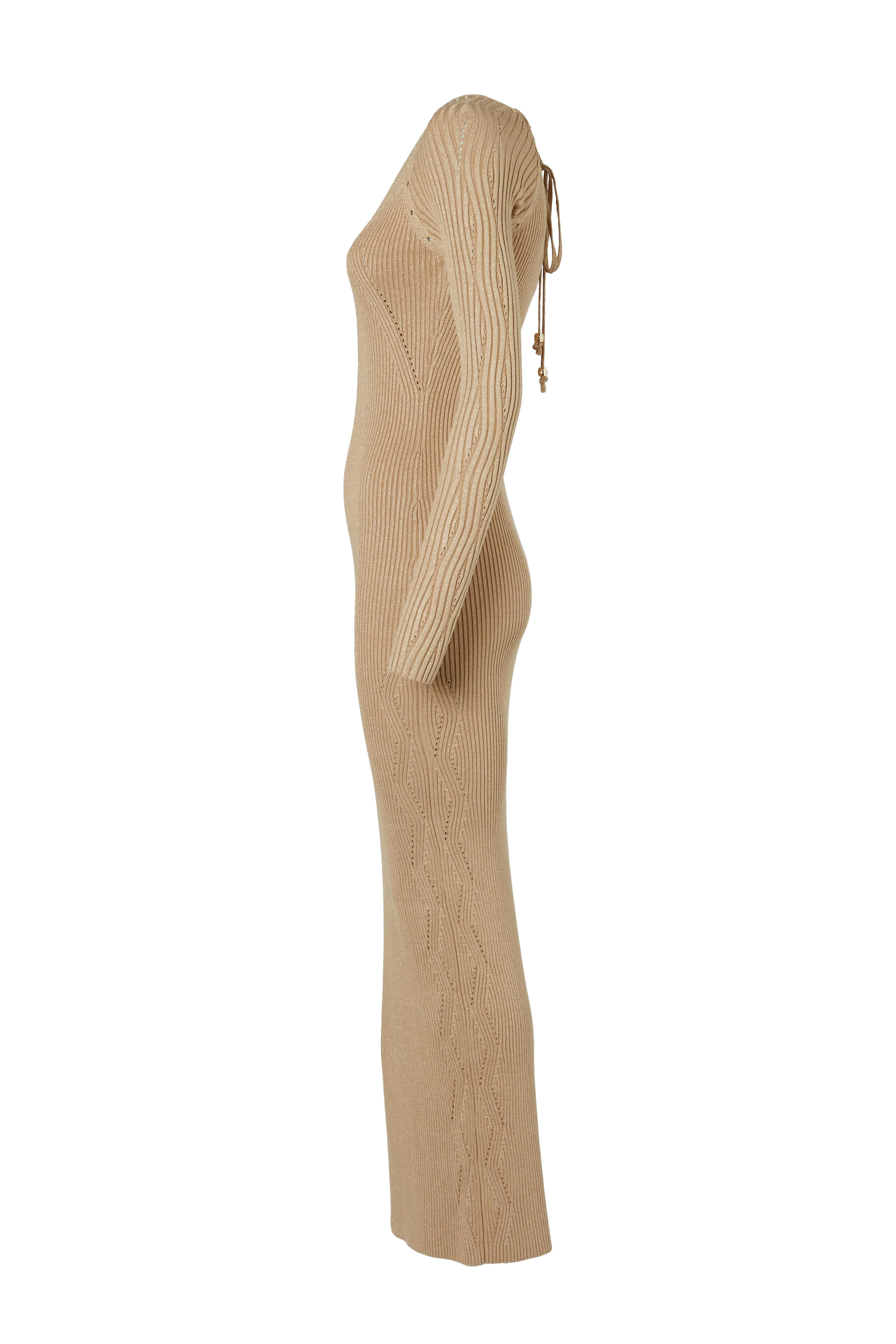 Jessica Maxi Dress (Gold) - Image 8