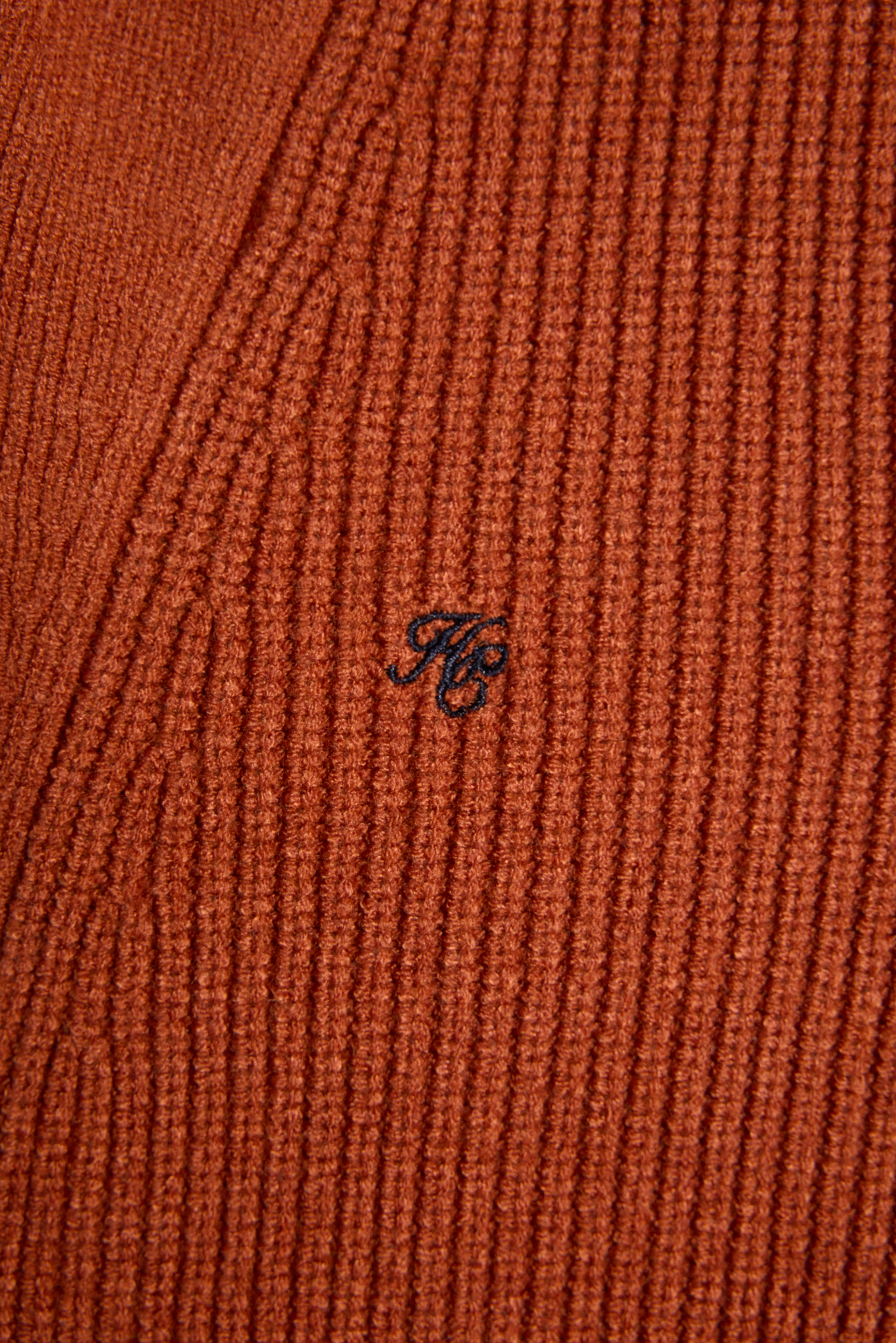 Jessica Quarter Zip Knit (Caramel) - Image 9