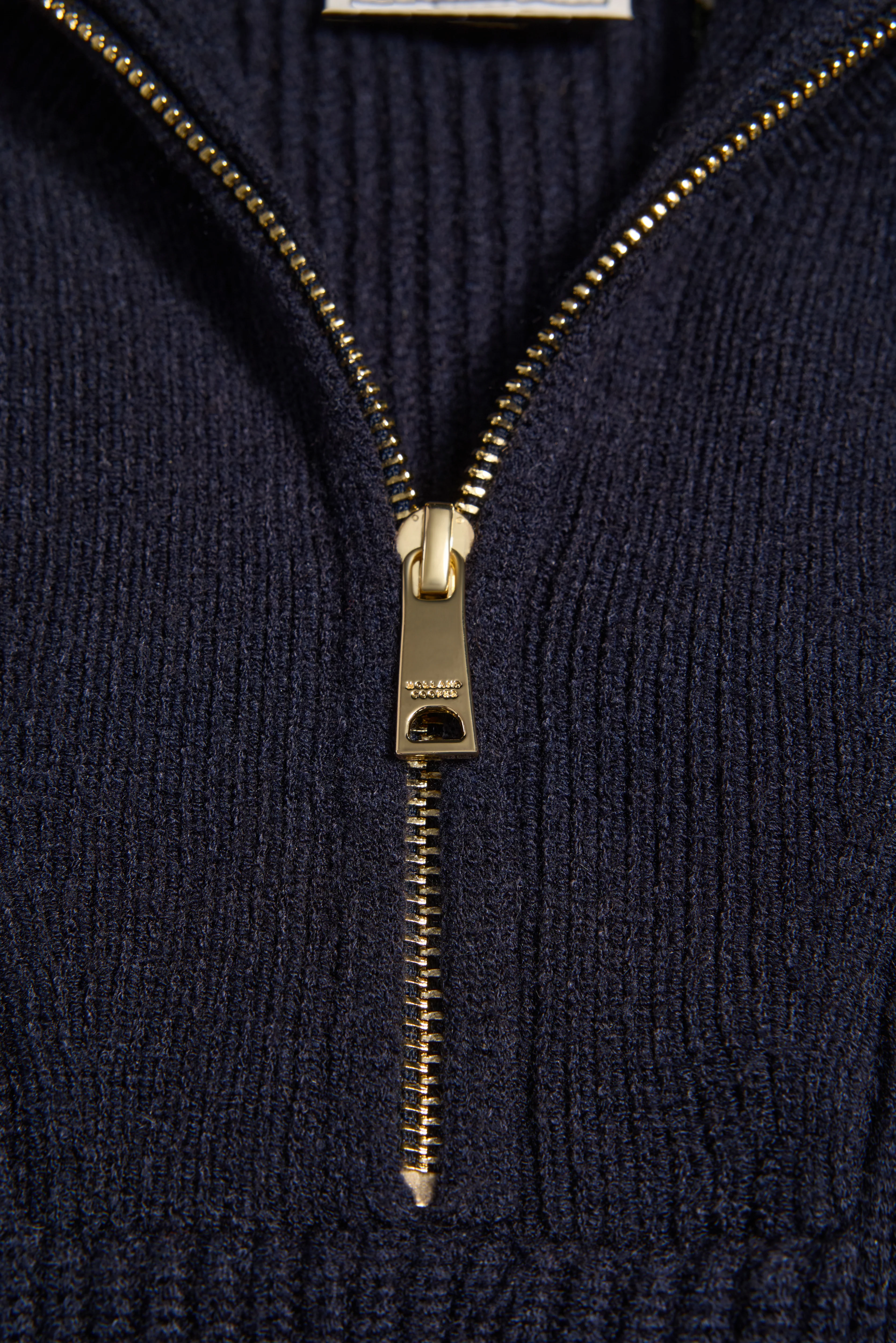 Jessica Quarter Zip Knit (Ink Navy) - Image 9