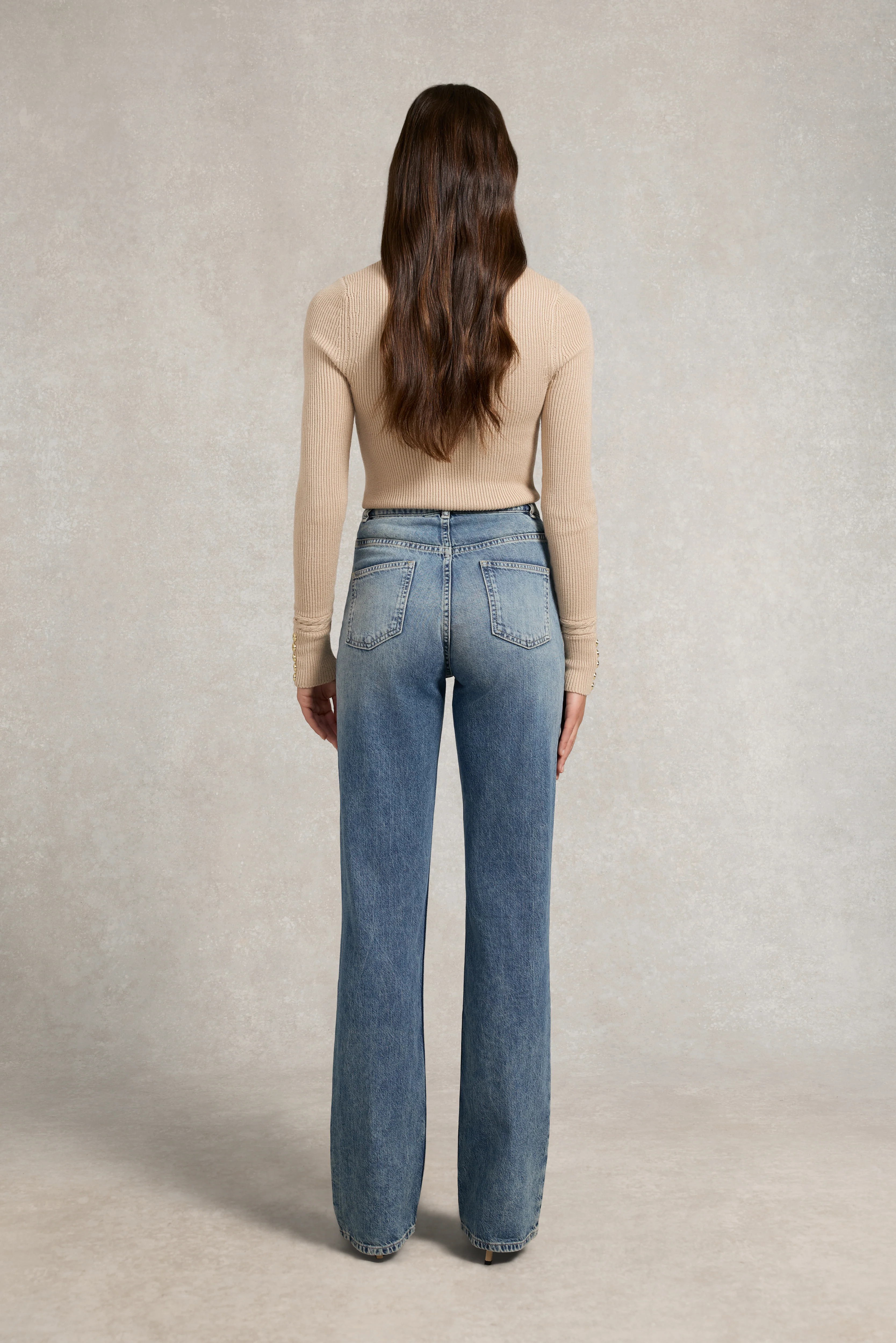 Jessica Straight Jean (Aged Indigo) - Image 5