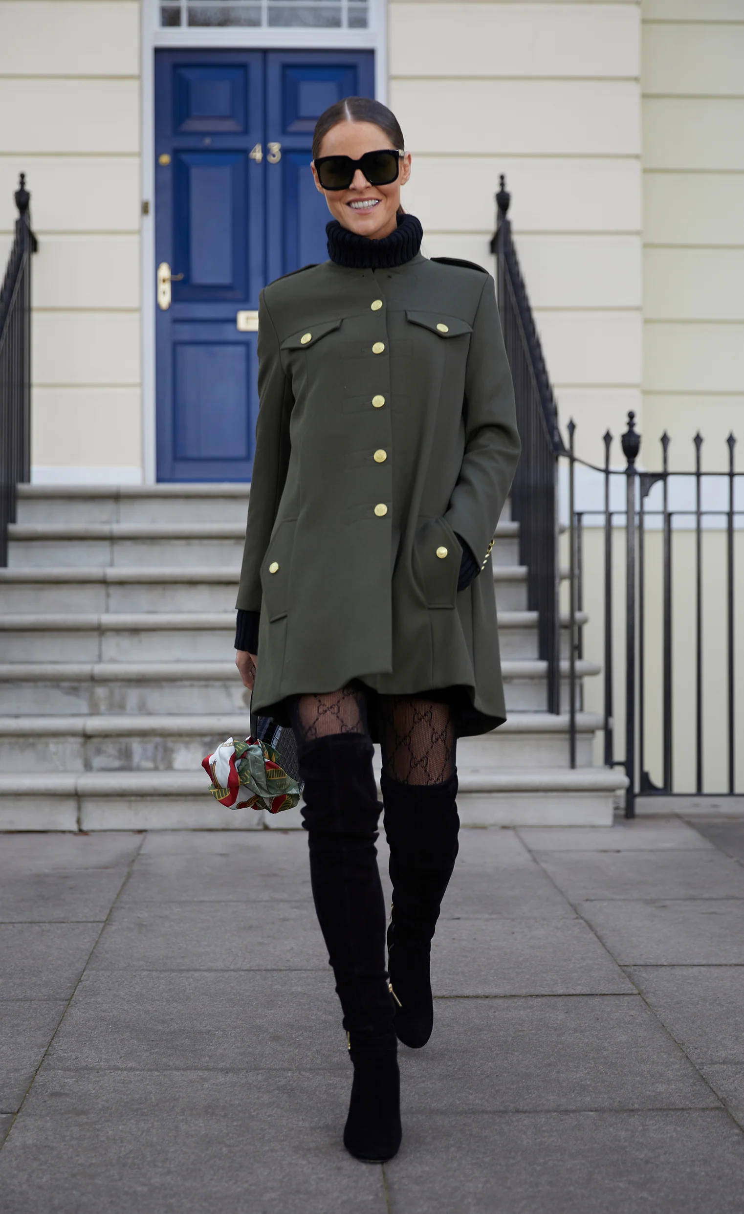 Jade's Khaki Look (Khaki Barathea) - Image 9