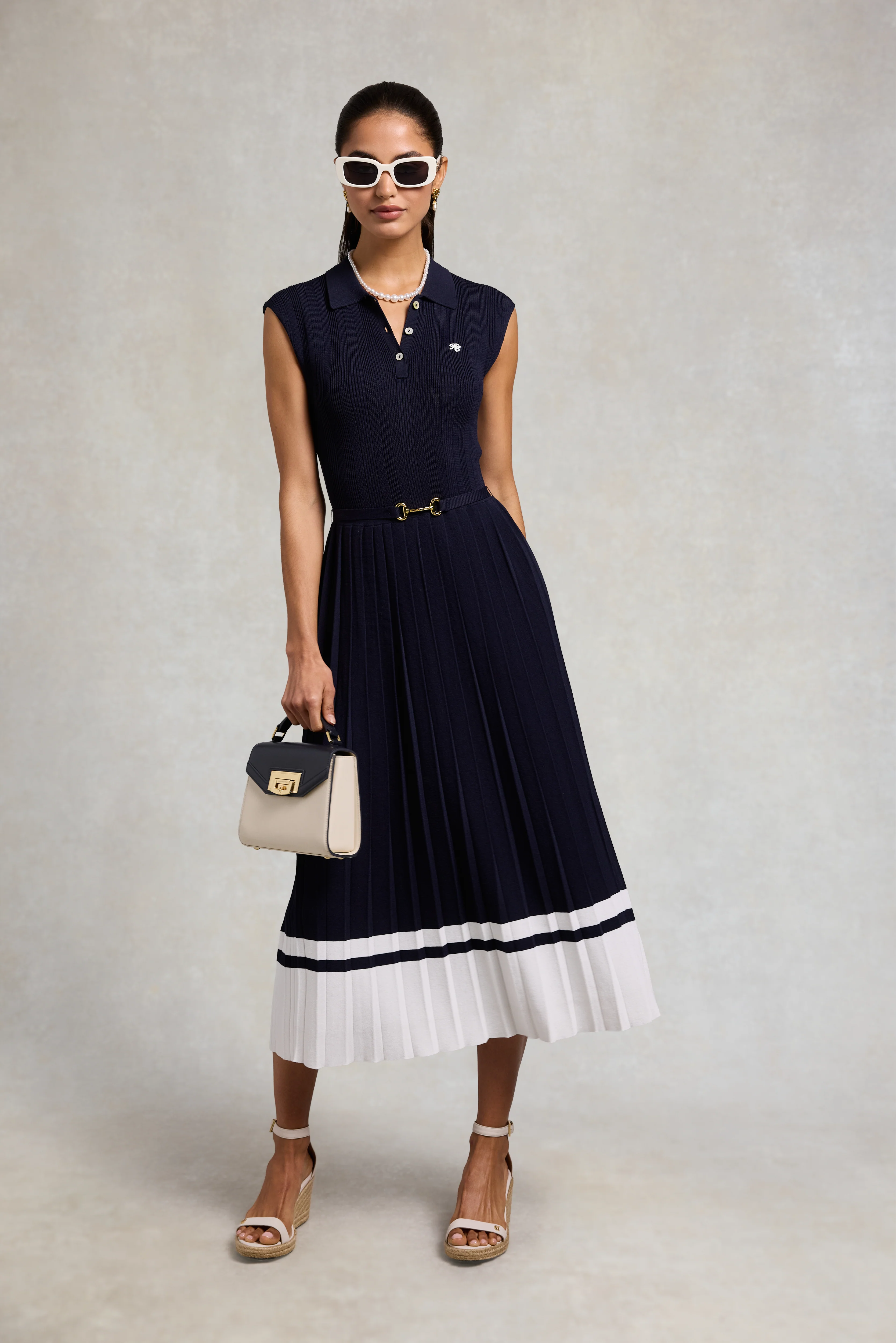 Jolie Dress (Ink Navy Natural) - Image 2
