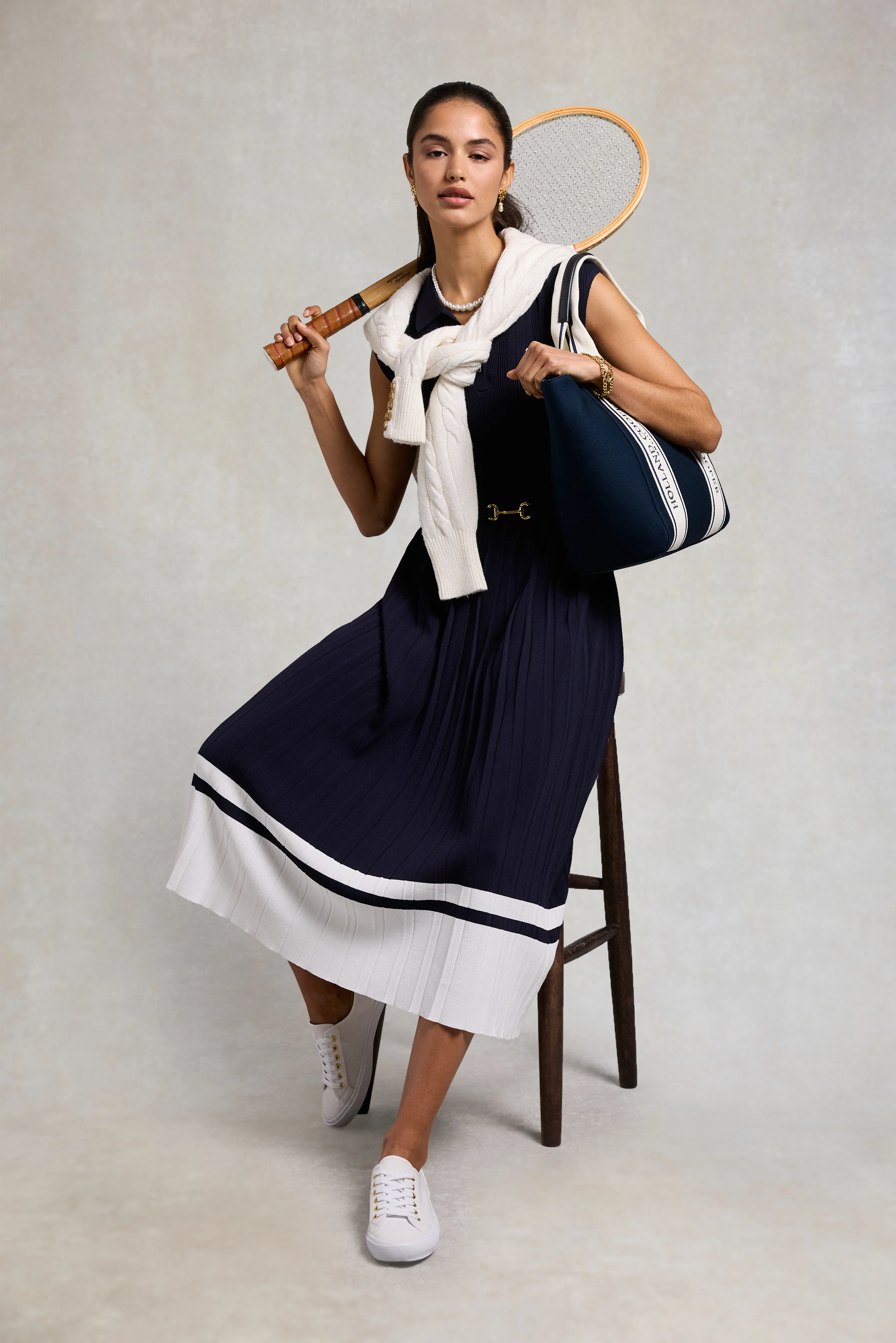 Jolie Dress (Ink Navy Natural) - Image 5
