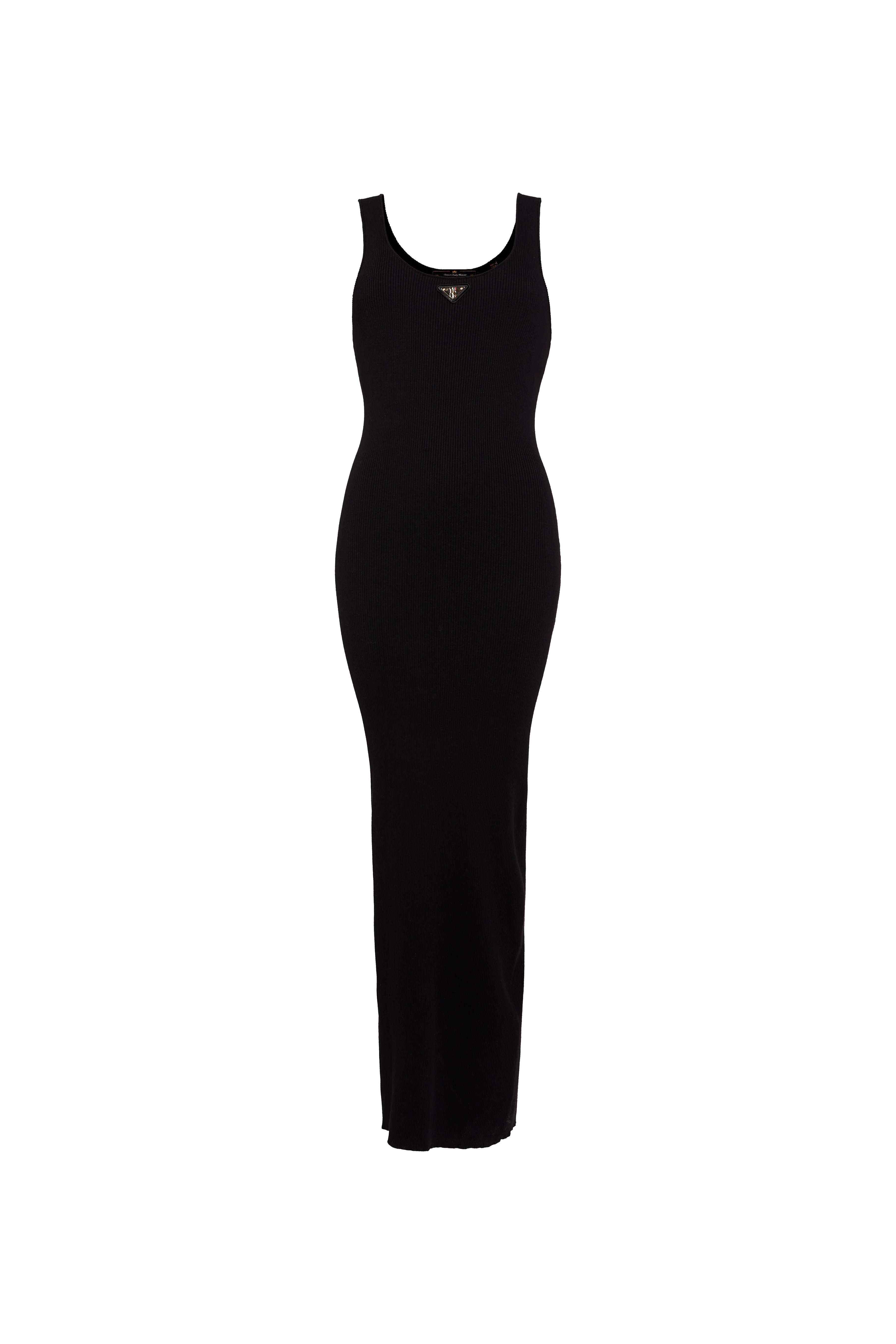 Juliet Knit Maxi Dress (Black) - Image 4