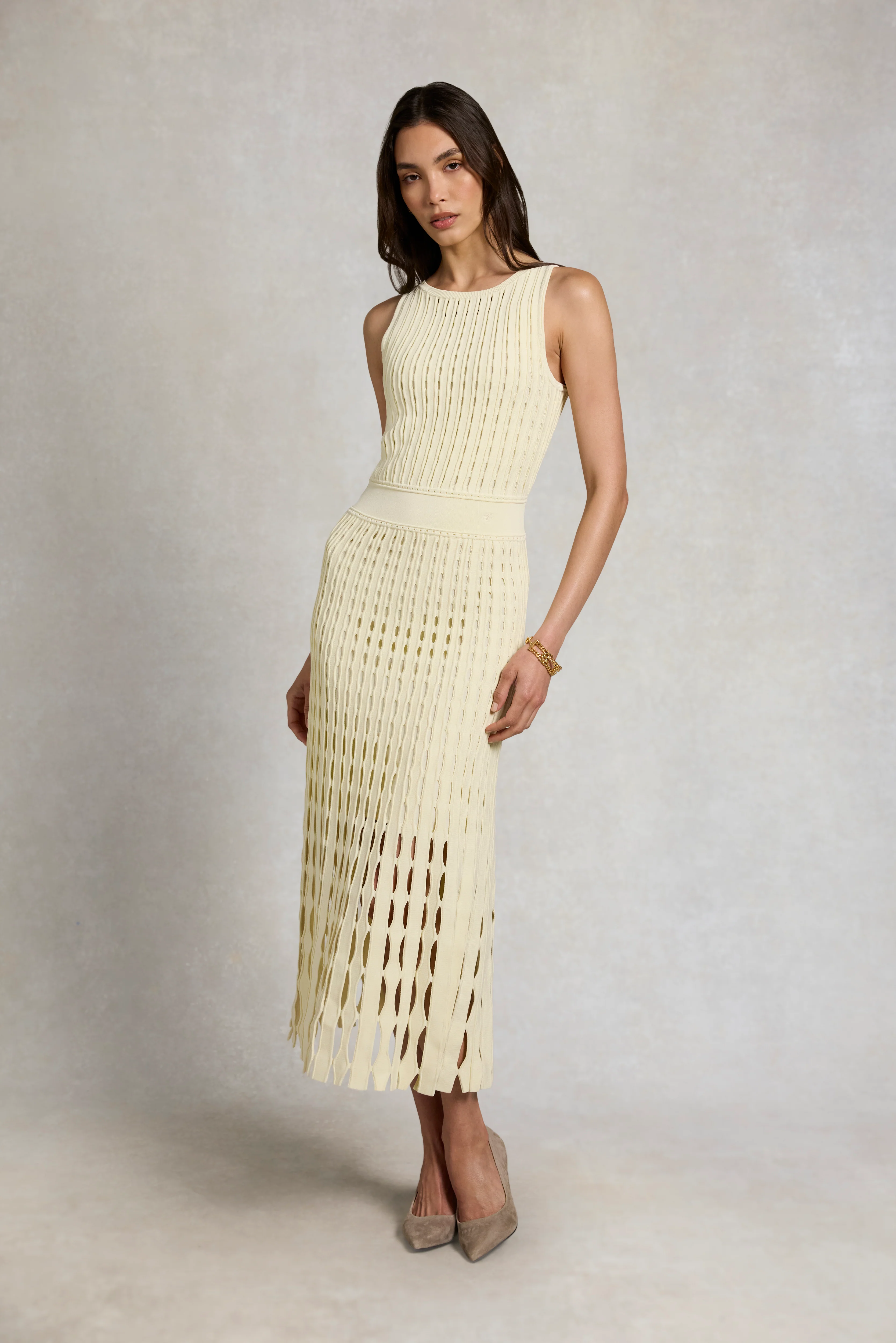 Katrina Dress (Soft Yellow)